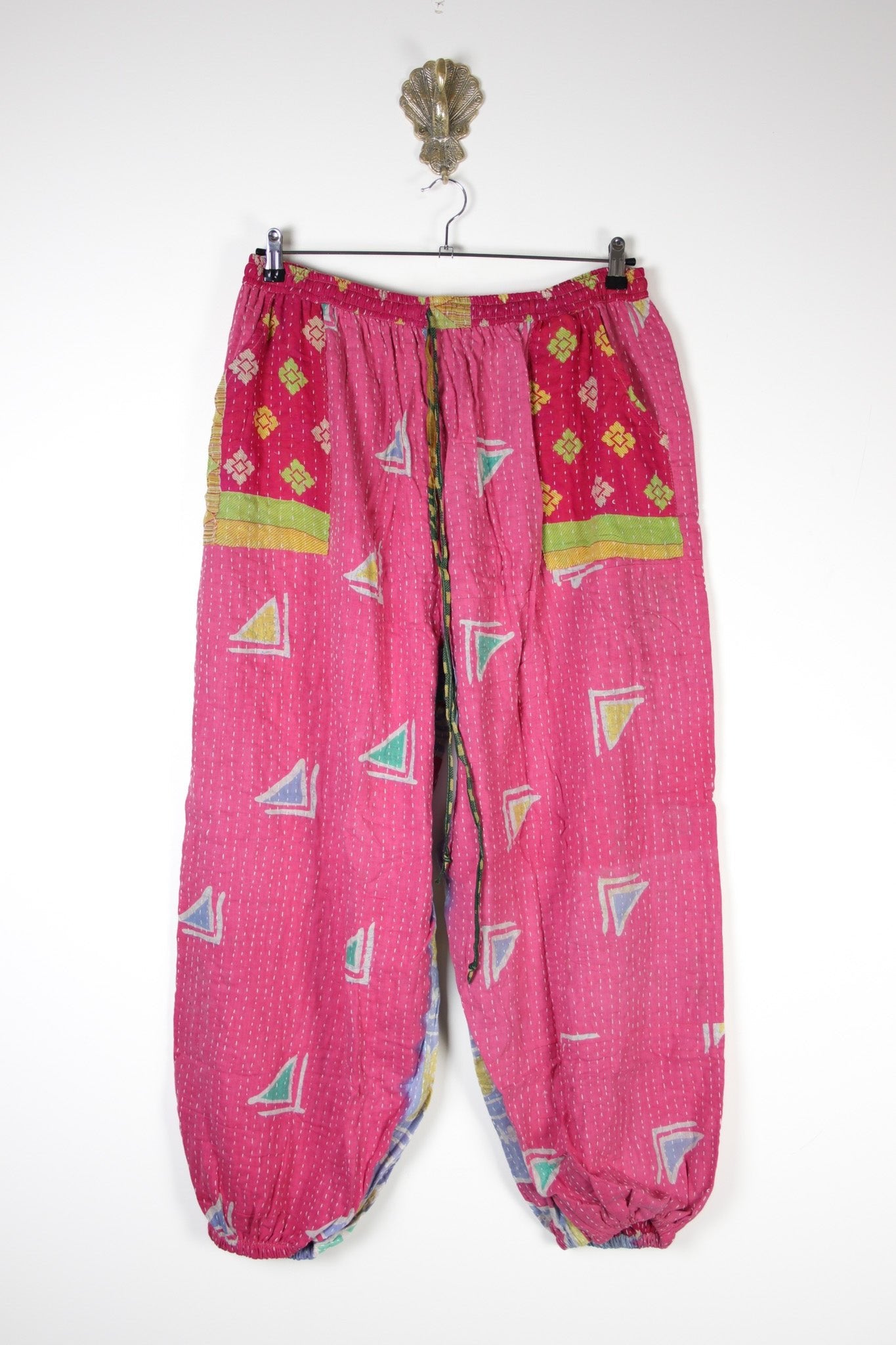 Tula Kantha Joggers 2XL (17270) TulaJoggers2XLRenewVintage172701 Renew Bohemian Pty Ltd