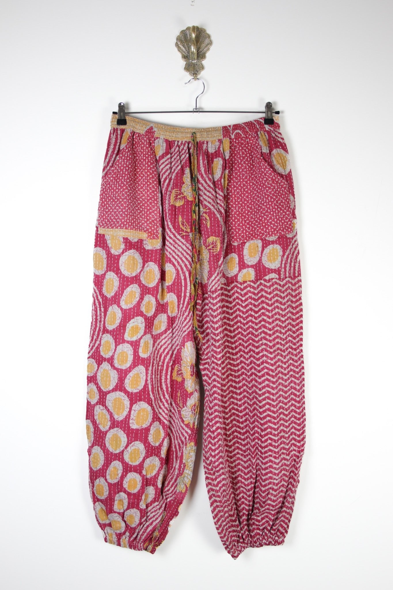 Tula Kantha Joggers XL (17265) TulaJoggersXLRenewVintage172651 Renew Bohemian Pty Ltd