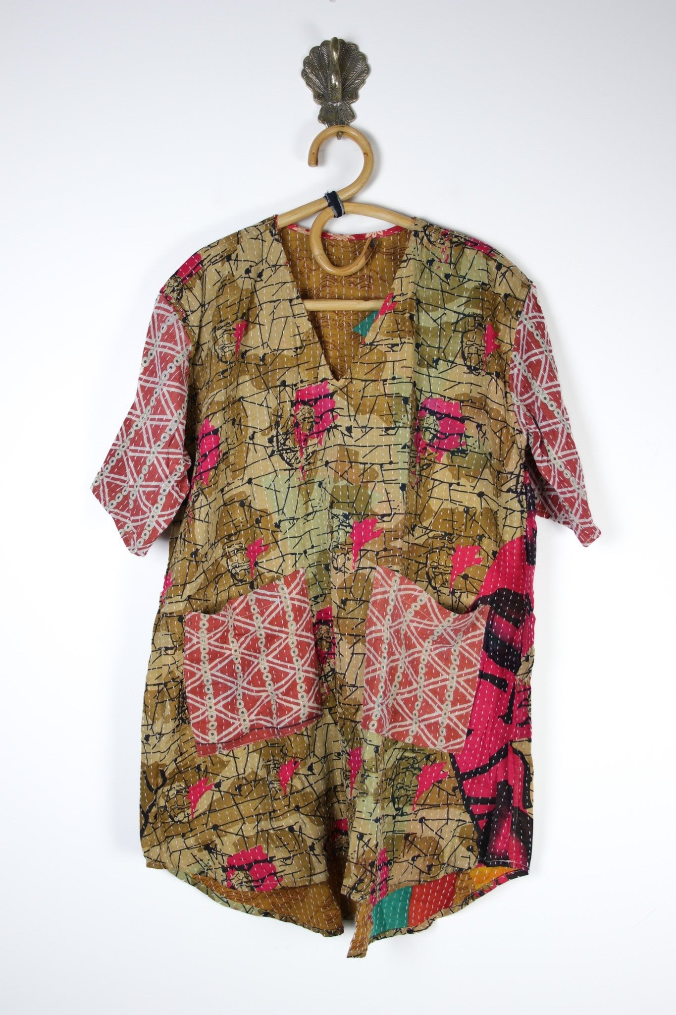 Woodstock Tunic S/M (15938) WoodstockTunicS_MRenewVintage159381 Renew Bohemian Pty Ltd