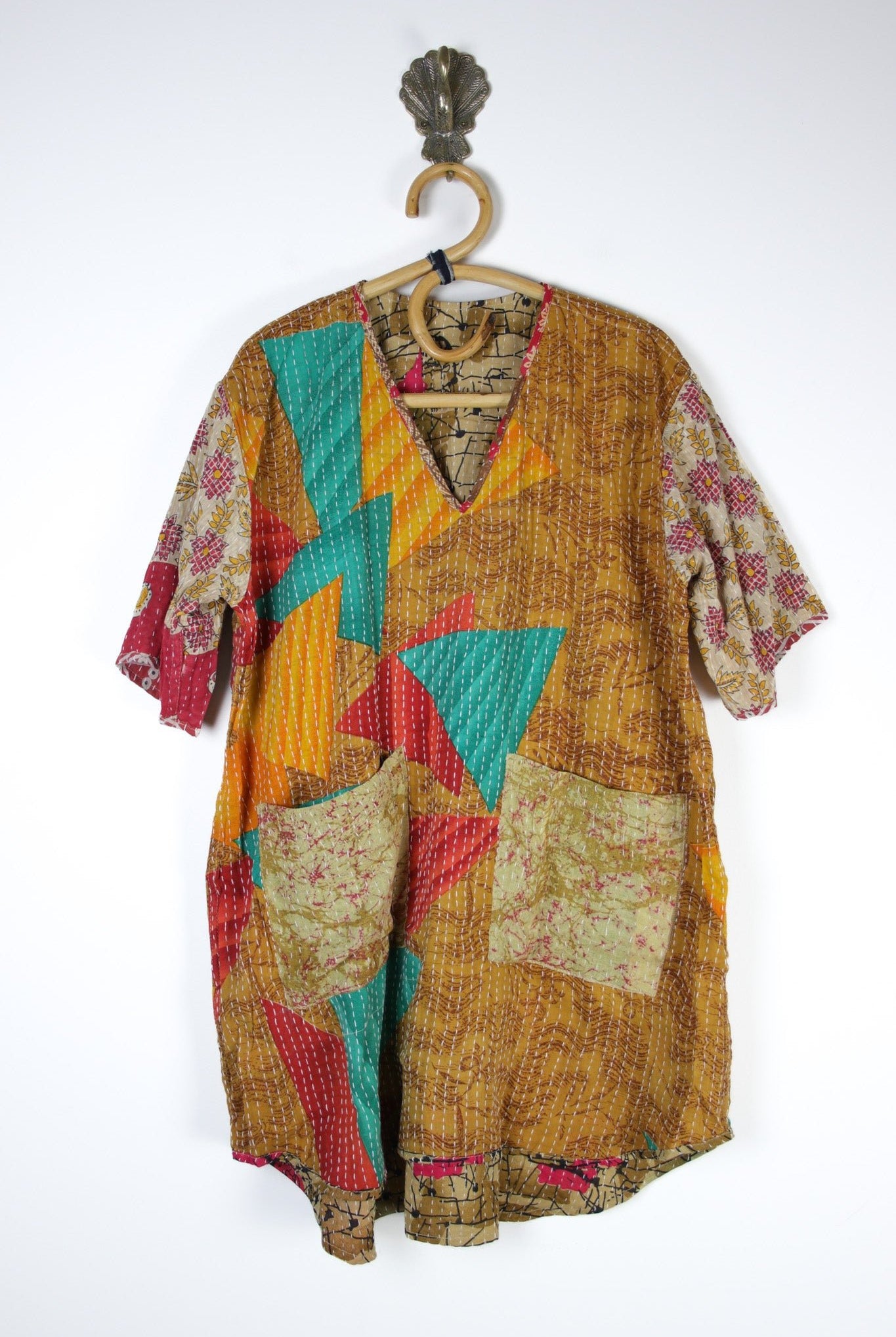 Woodstock Tunic S/M (15938) WoodstockTunicS_MRenewVintage159383 Renew Bohemian Pty Ltd