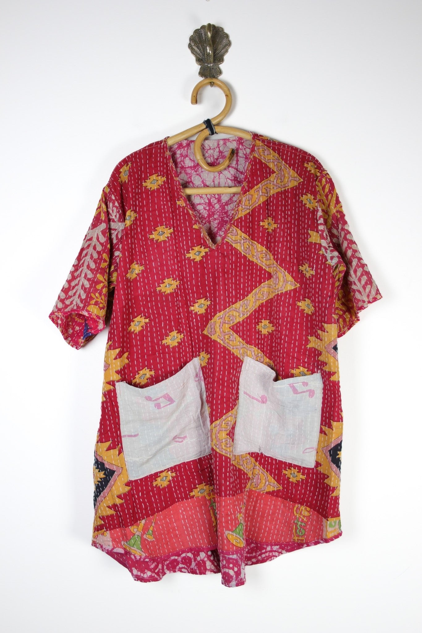 Woodstock Tunic S/M (15946) WoodstockTunicS_MRenewVintage159463 Renew Bohemian Pty Ltd