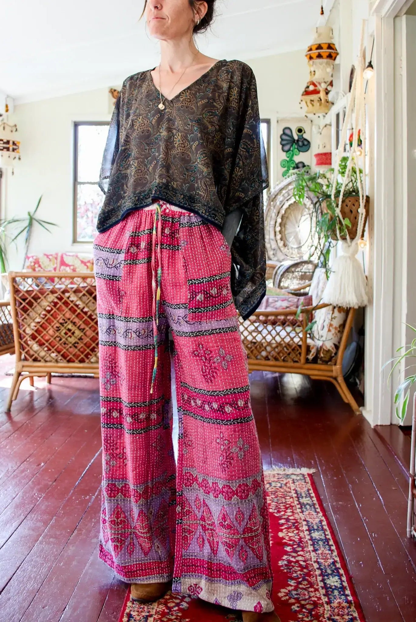 Wholesale Lot - Kantha Lounge Pants - 12qty kanthaloungepantsRENEWVINTAGESM533_1_1024x1024_2x_0f0dc5e5-6985-4f14-a8a2-b5b159541de5 Renew Bohemian Pty Ltd