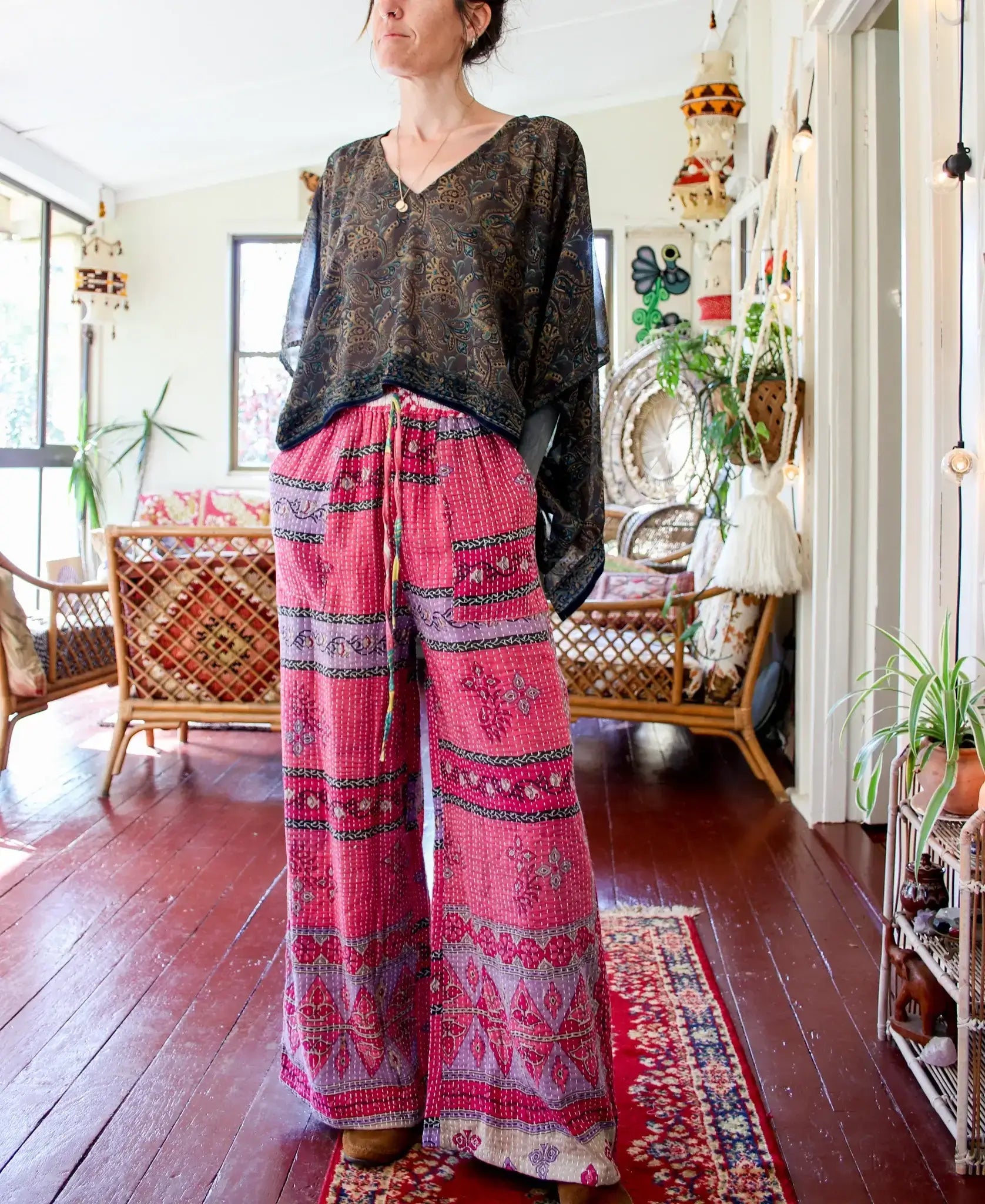Wholesale Lot - Kantha Lounge Pants - 12qty kanthaloungepantsRENEWVINTAGESM533_1_1024x1024_2x_0f0dc5e5-6985-4f14-a8a2-b5b159541de5 Renew Bohemian Pty Ltd