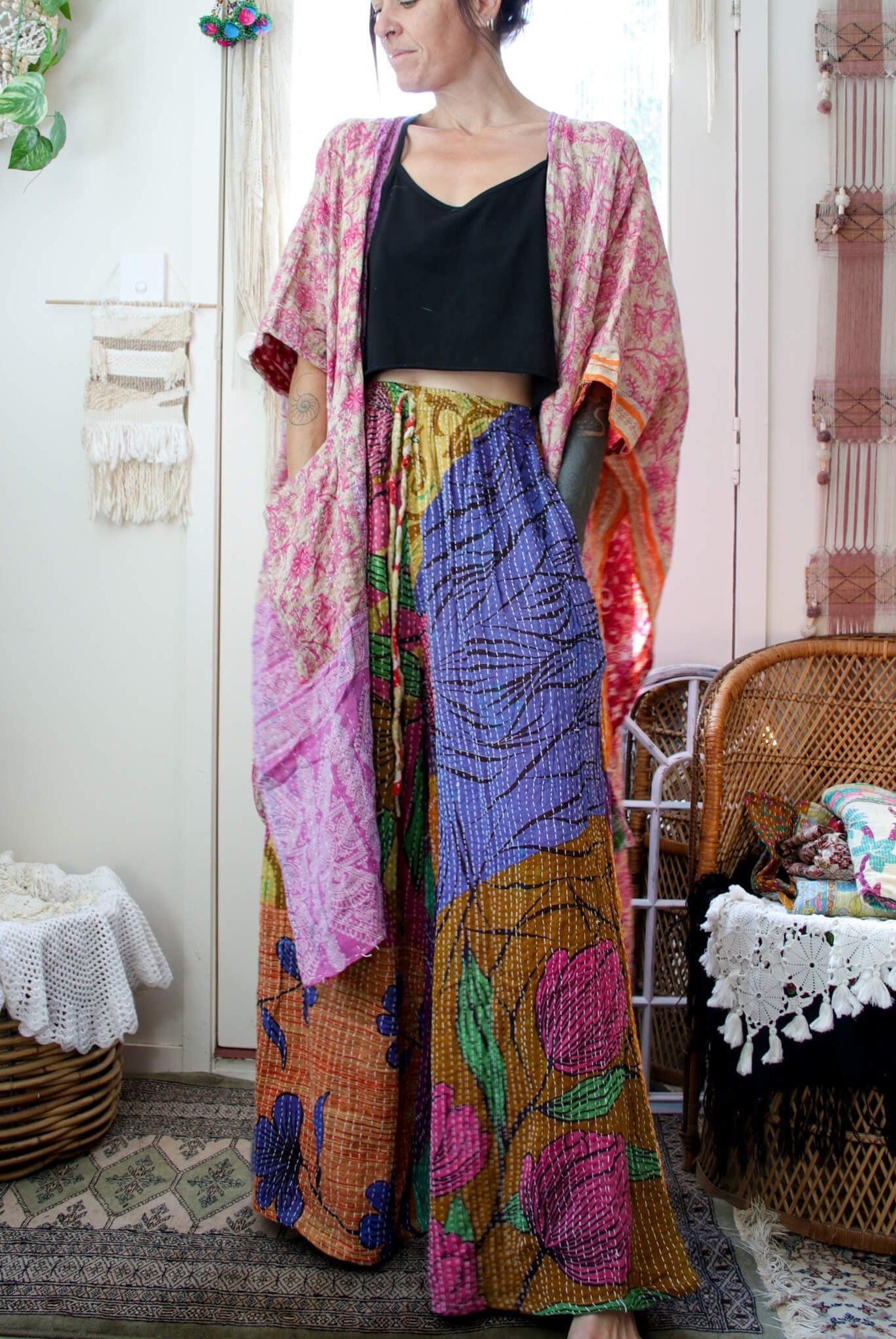 Wholesale Lot - Kantha Ruana - 10qty kanthapalazzopants_2_32f29836-4036-4c8f-bf03-e10dc9af5aae Renew Bohemian Pty Ltd