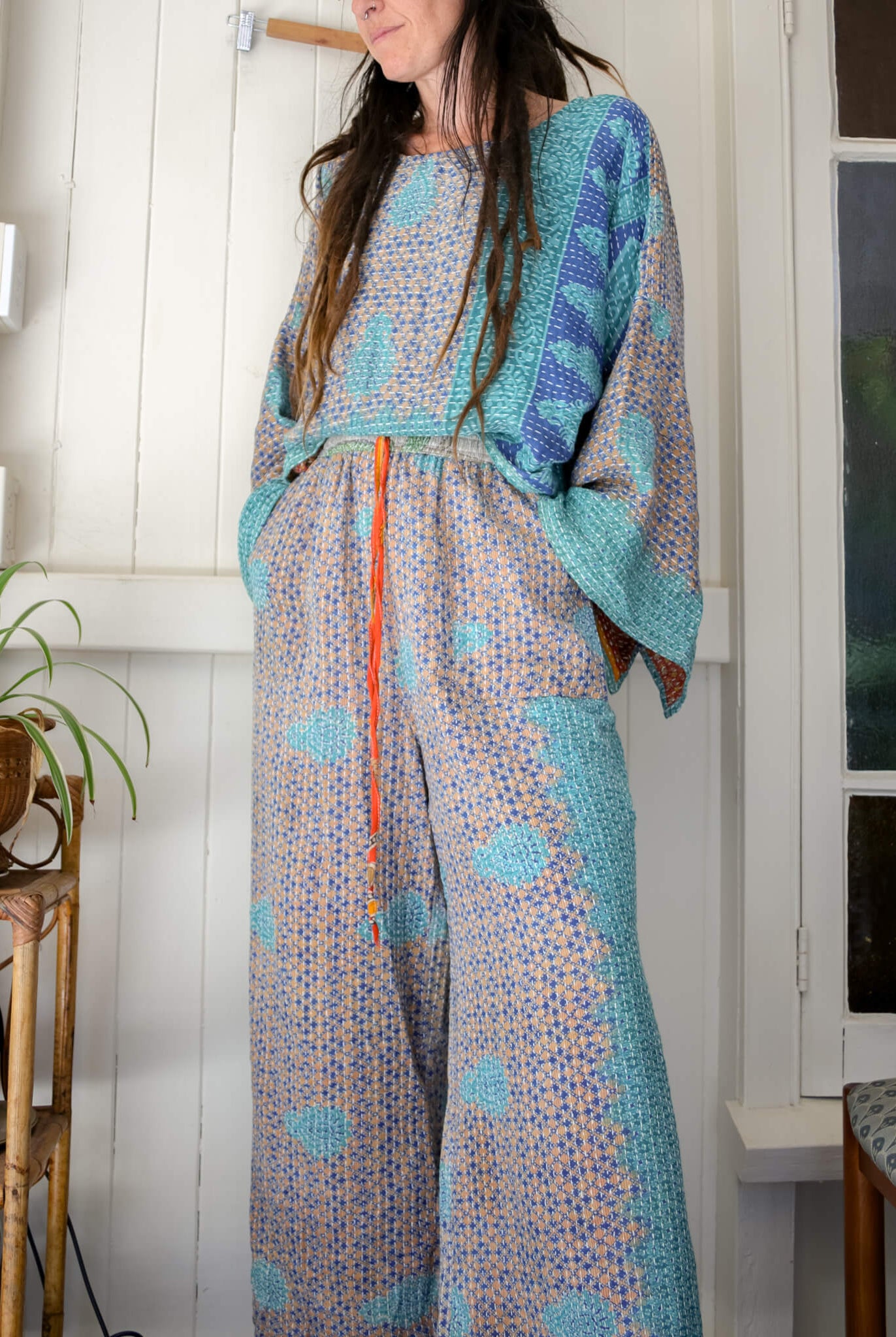 Saral Kantha Top (3878) saralloungepants Renew Vintage