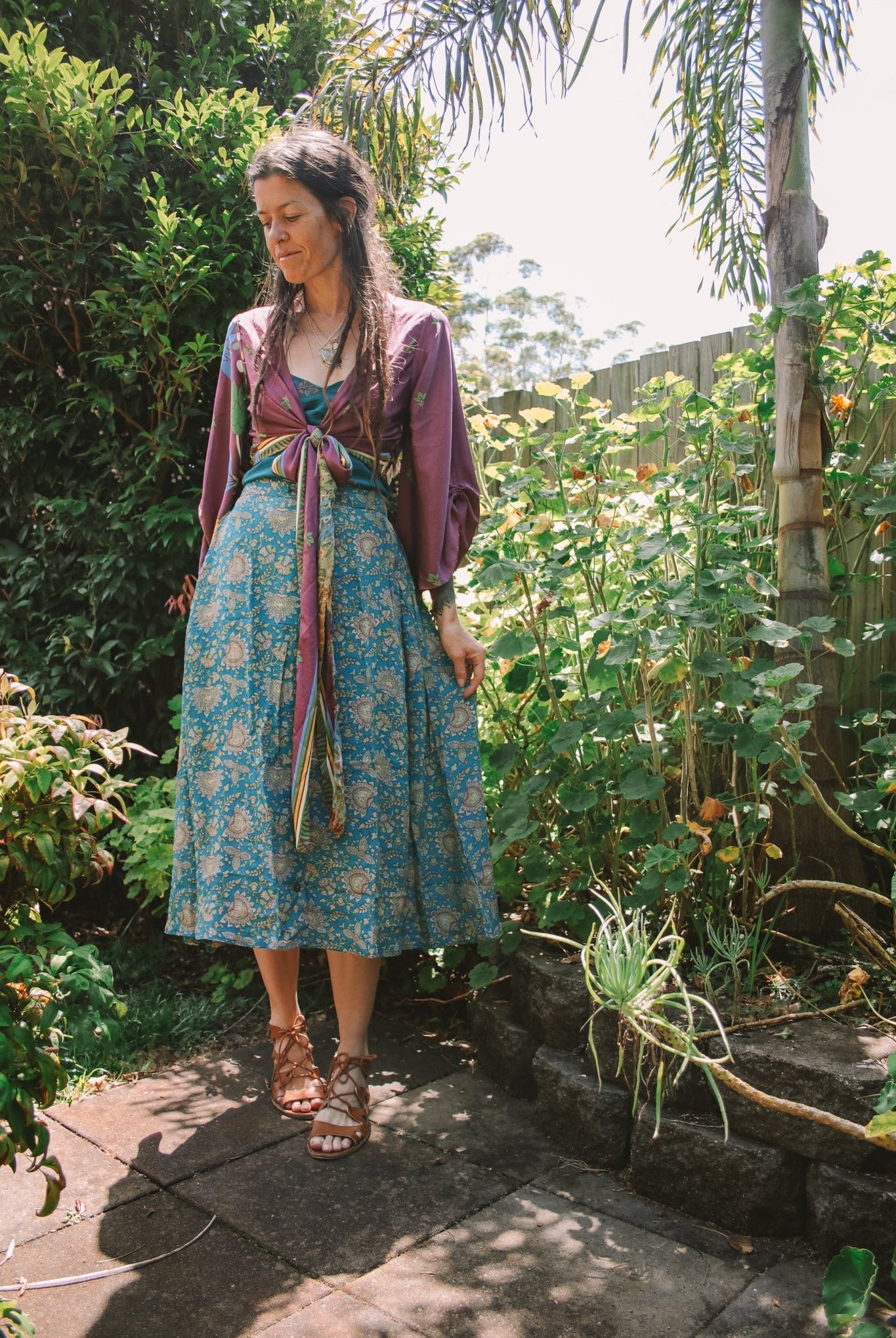 Wholesale Lot - Sarita Silk Skirts - 10qty silkskirts_4_5bd07cee-b9c2-45d8-aba3-12d8975f5307 Renew Bohemian Pty Ltd