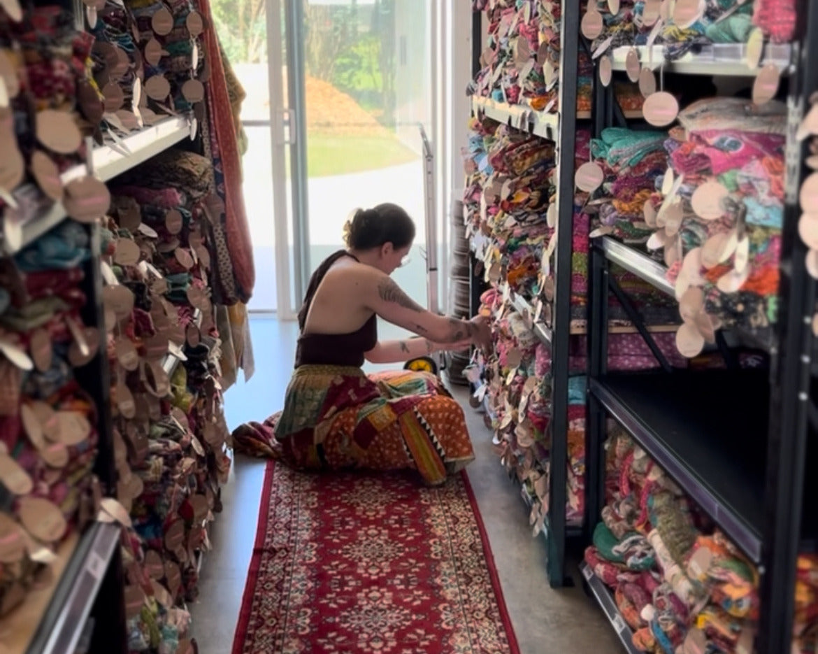 Meet Kaitlin: Customer Service Queen, Shipping Wizard & Kantha Lover