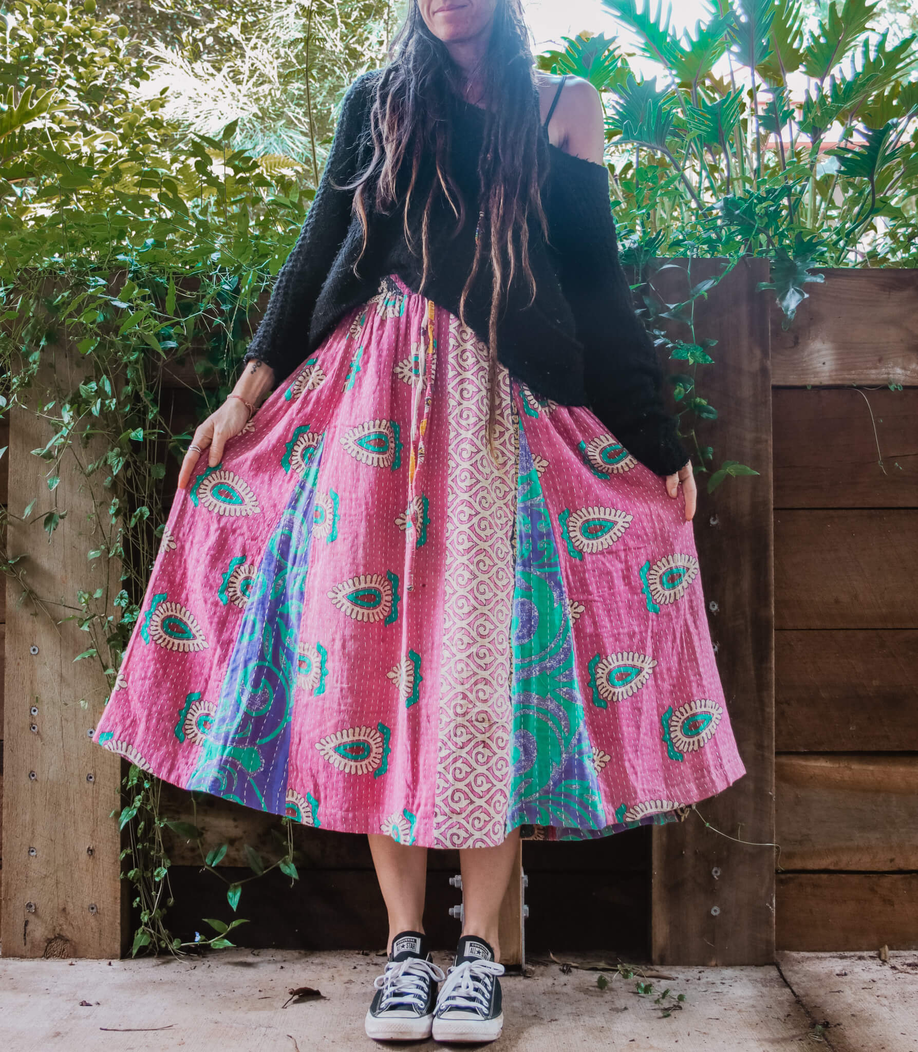 Juno Kantha Skirts - Renew Bohemian Pty Ltd