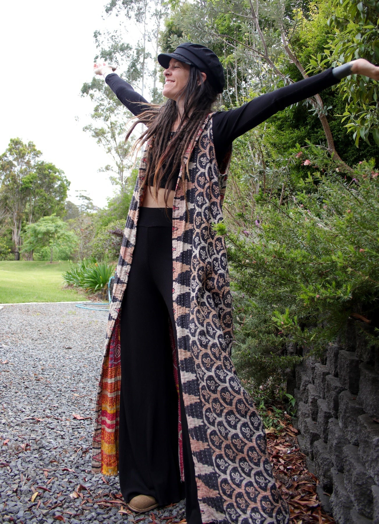 Mahuya Kantha Vests - Renew Bohemian Pty Ltd