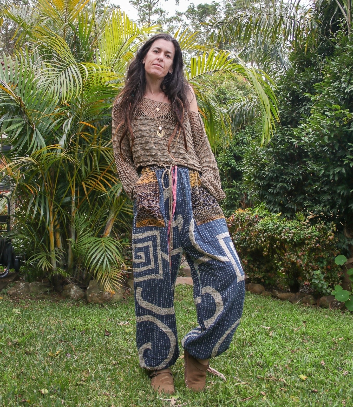 Tula Kantha Joggers - Renew Bohemian Pty Ltd