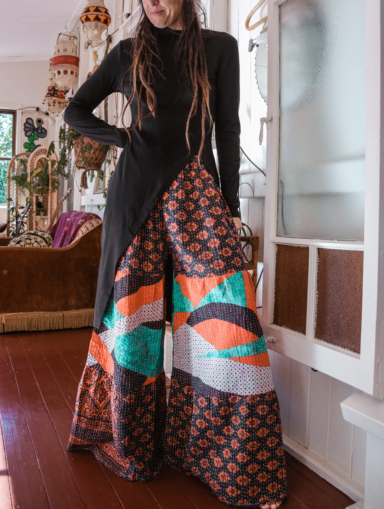 Mahi Kantha Pants - Renew Bohemian Pty Ltd