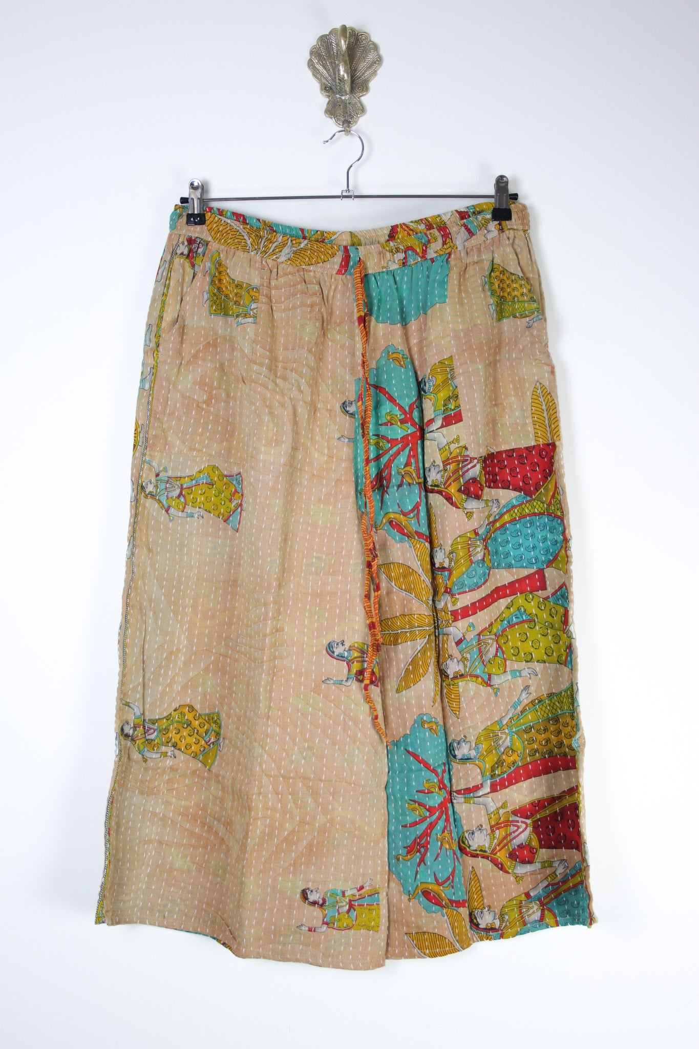 Cropped Kantha Pants 2XL (20987) CroppedPants2XLRenewBohemian209871 Renew Bohemian Pty Ltd