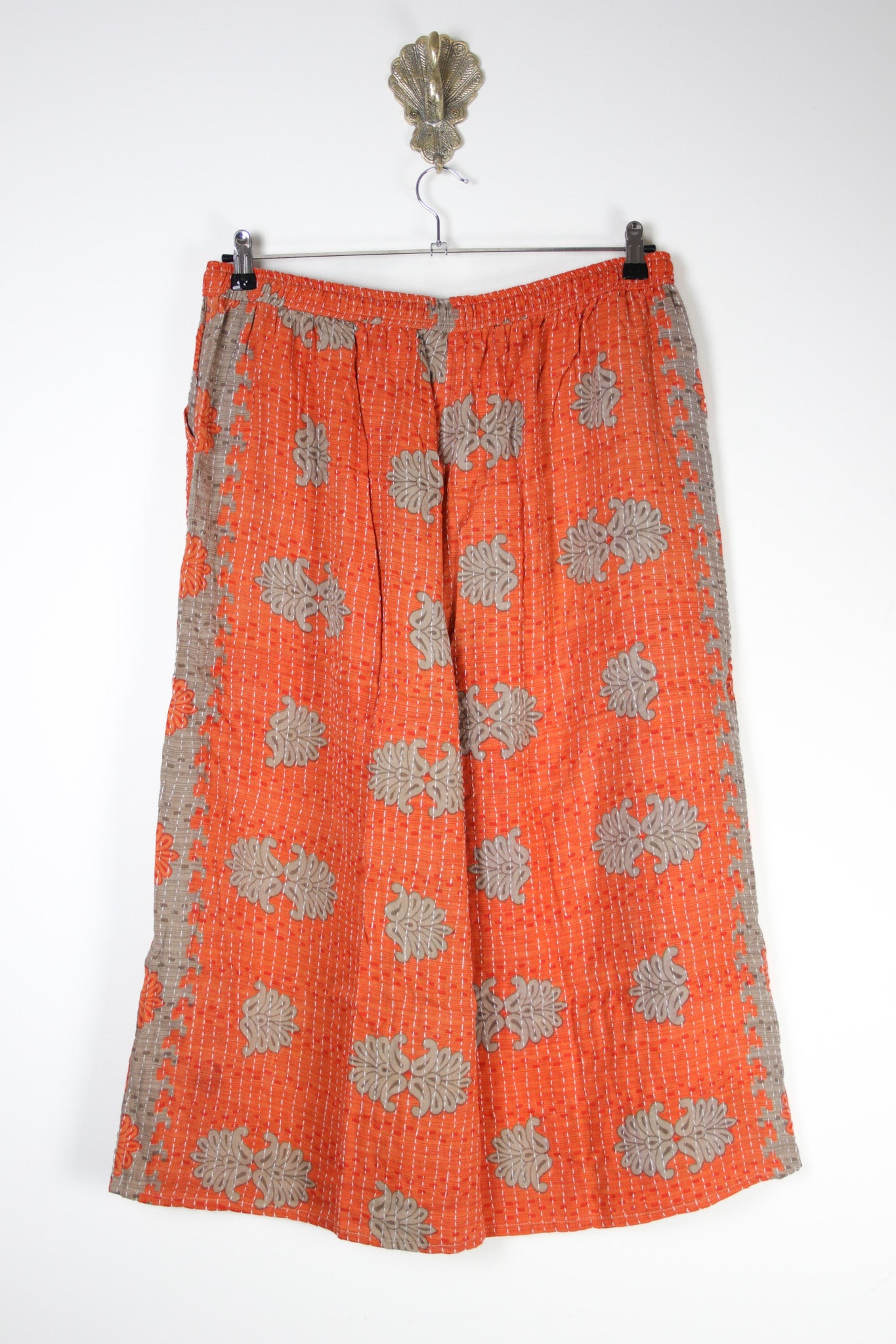 Cropped Kantha Pants 2XL (20989) CroppedPants2XLRenewBohemian209892 Renew Bohemian Pty Ltd