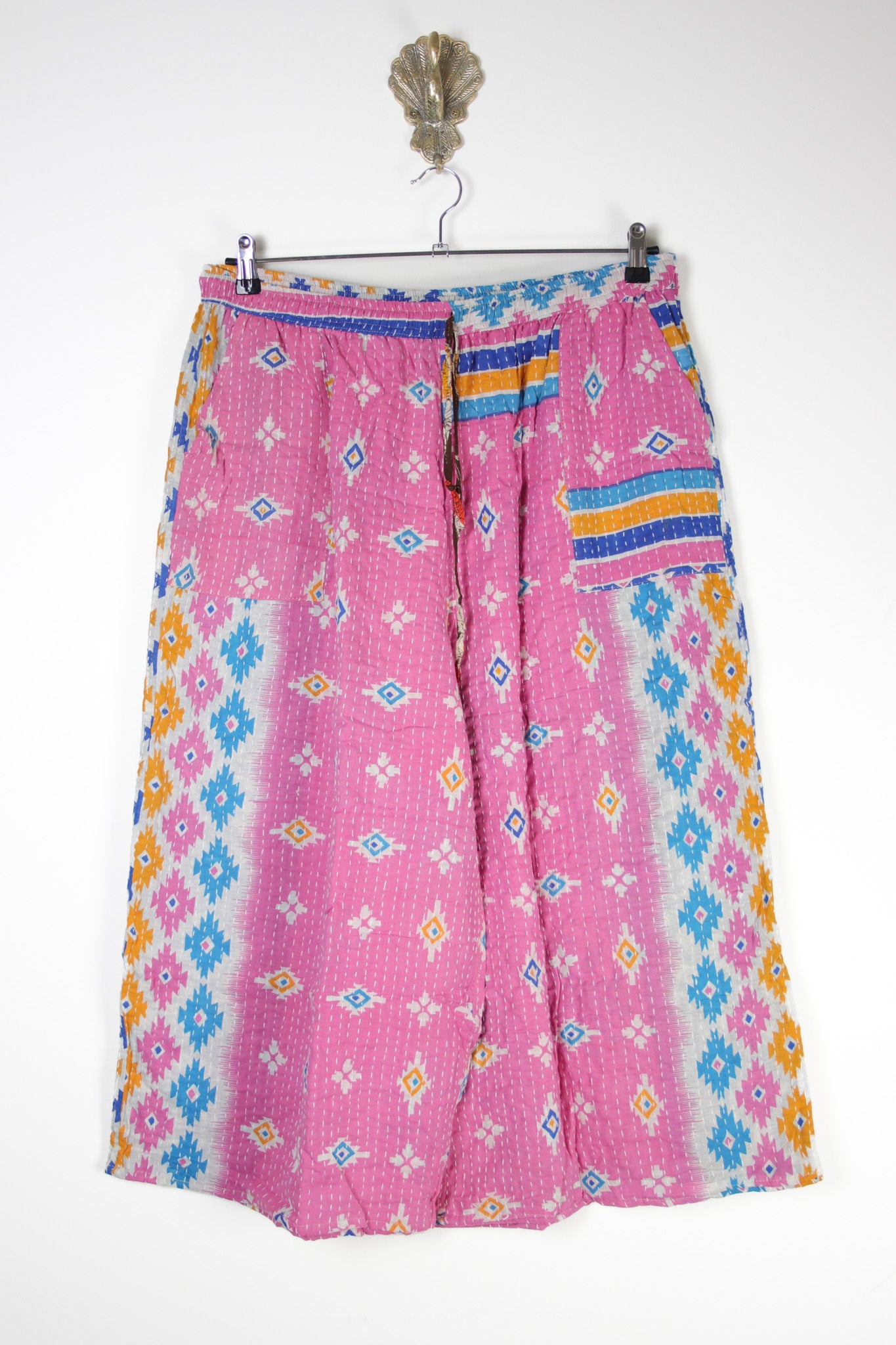Cropped Kantha Pants 2XL (20990) CroppedPants2XLRenewBohemian209901 Renew Bohemian Pty Ltd