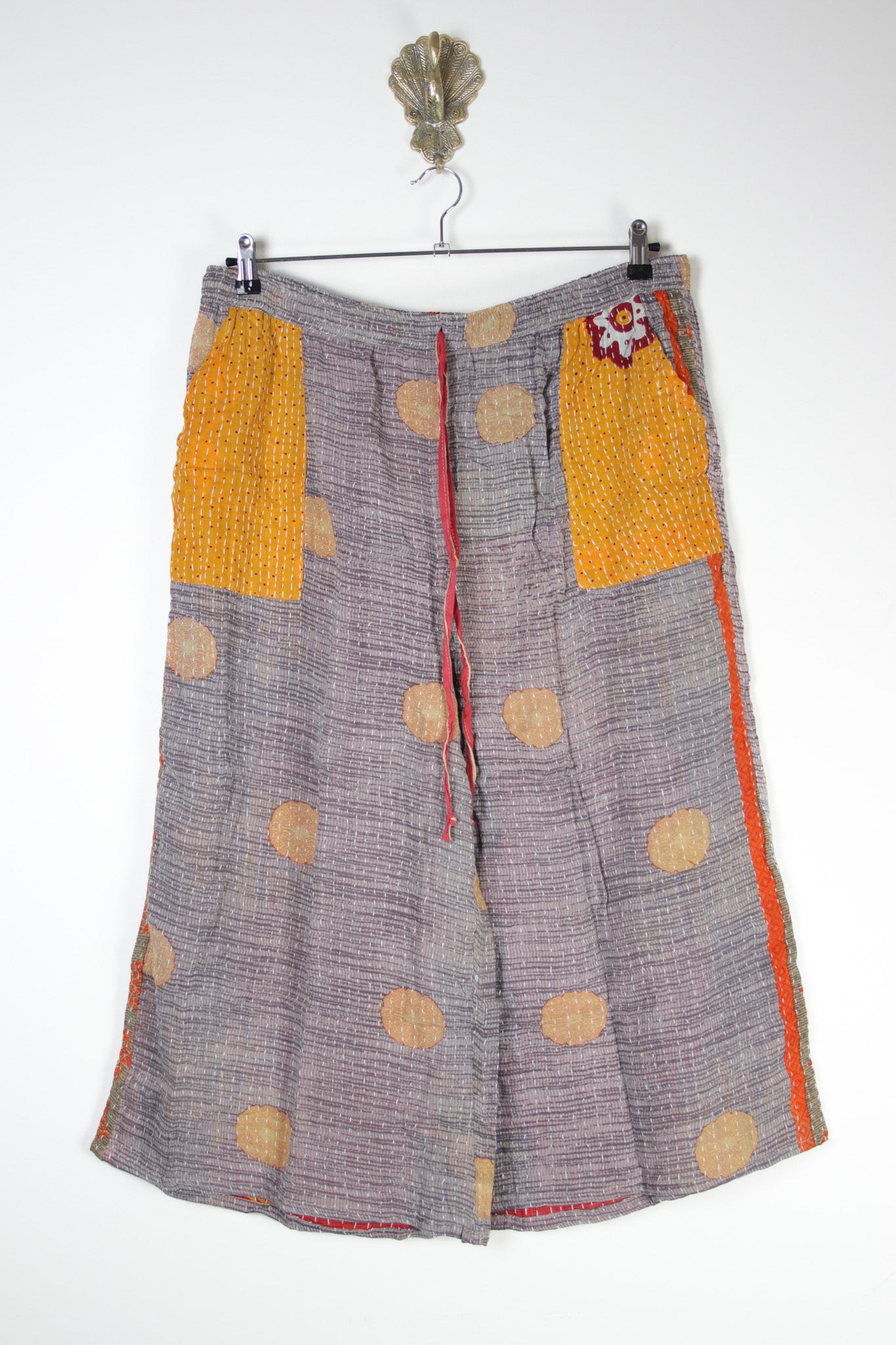 Cropped Kantha Pants 3XL (20993) CroppedPants3XLRenewBohemian209931 Renew Bohemian Pty Ltd
