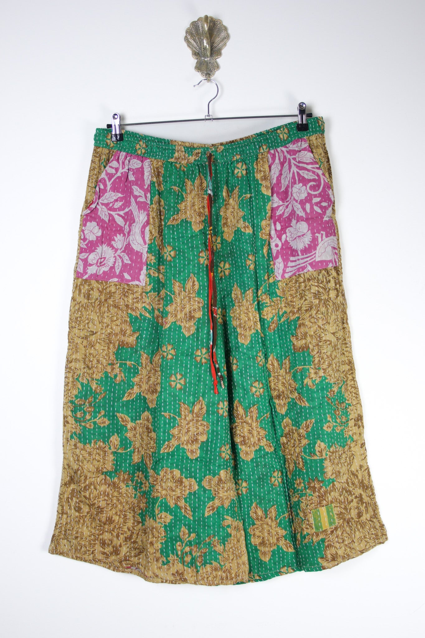Cropped Kantha Pants 3XL (20994) CroppedPants3XLRenewBohemian209941 Renew Bohemian Pty Ltd