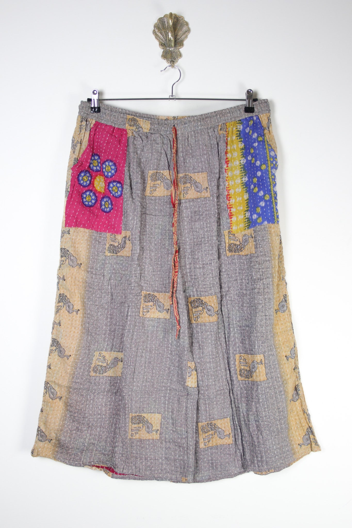 Cropped Kantha Pants 3XL (20996) CroppedPants3XLRenewBohemian209961 Renew Bohemian Pty Ltd