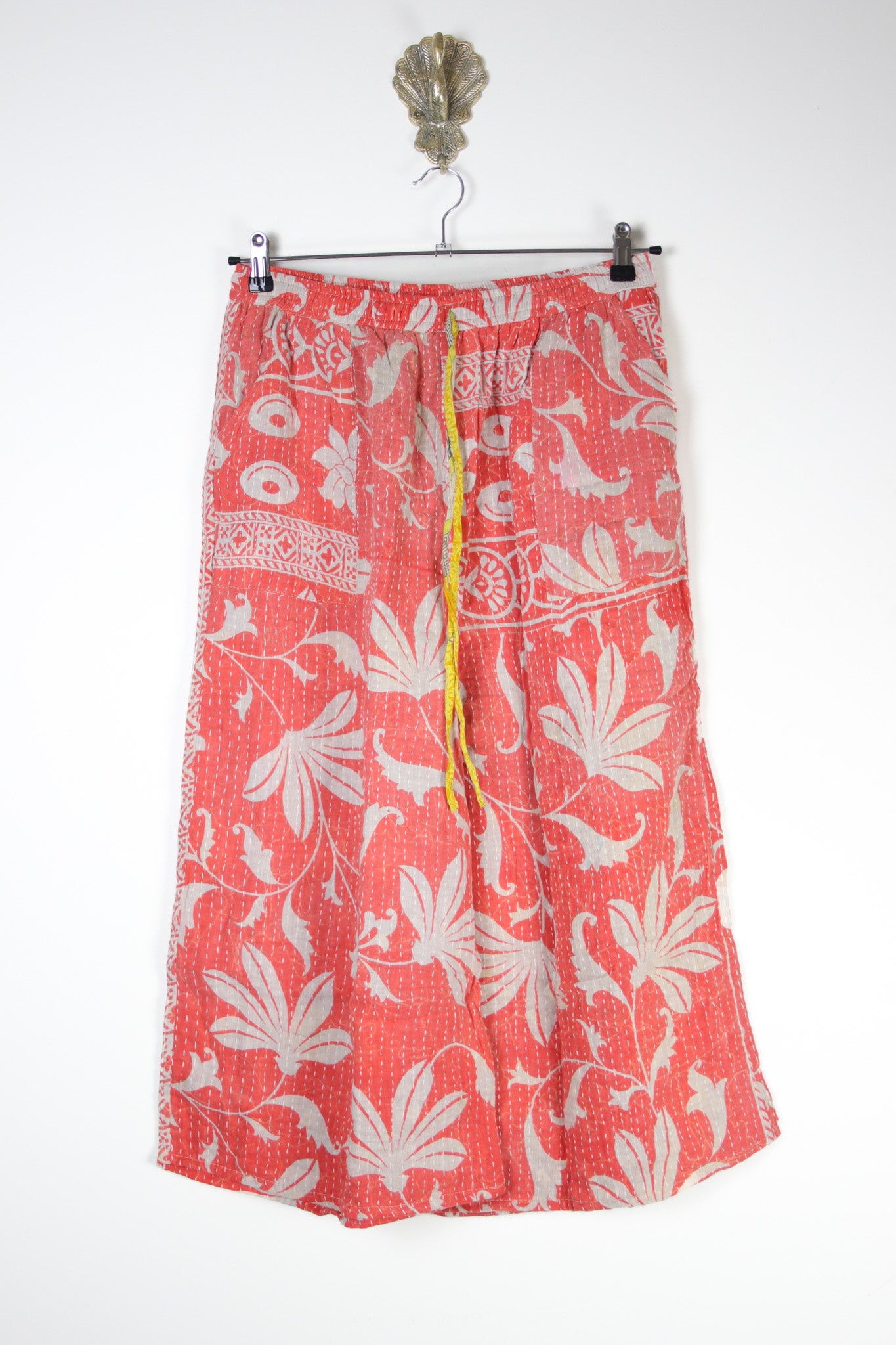 Cropped Kantha Pants L (20978) CroppedPantsLRenewBohemian209781 Renew Bohemian Pty Ltd