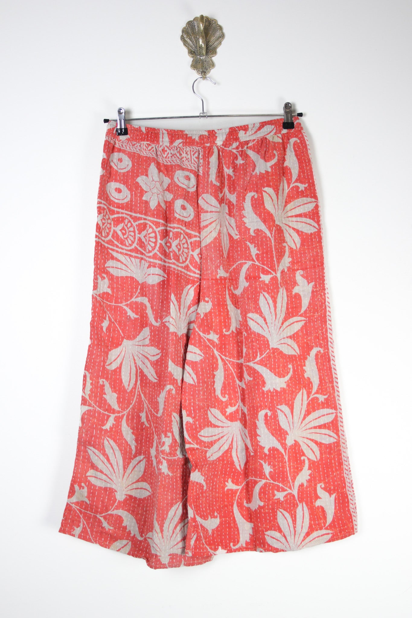 Cropped Kantha Pants L (20978) CroppedPantsLRenewBohemian209782 Renew Bohemian Pty Ltd