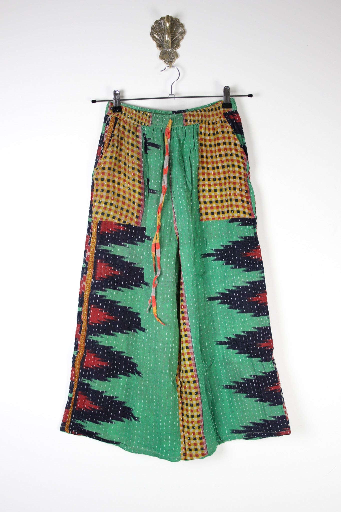 Cropped Kantha Pants S (16656)