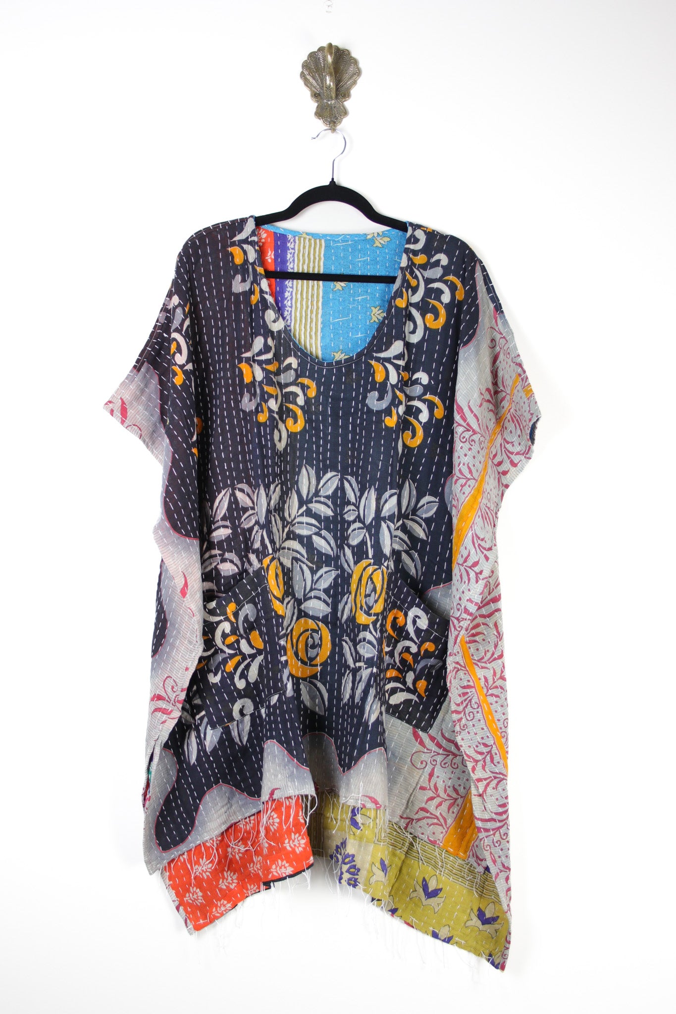 Dreamer Kantha Dress S/M (17716) DreamerDressS_MRenewVintage177161 Renew Bohemian Pty Ltd