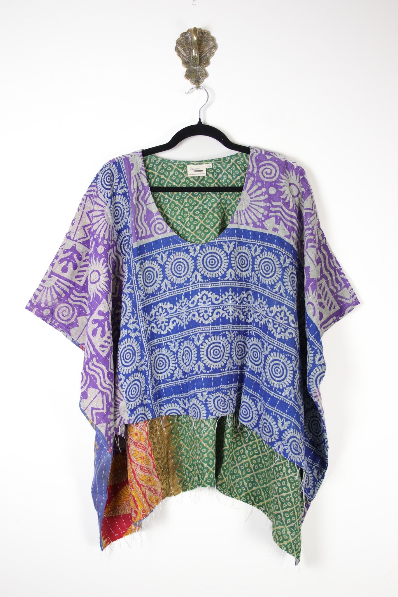 Dreamer Kantha Top L/XL (19949) DreamerTopL_XLRenewBohemian199491 Renew Bohemian Pty Ltd