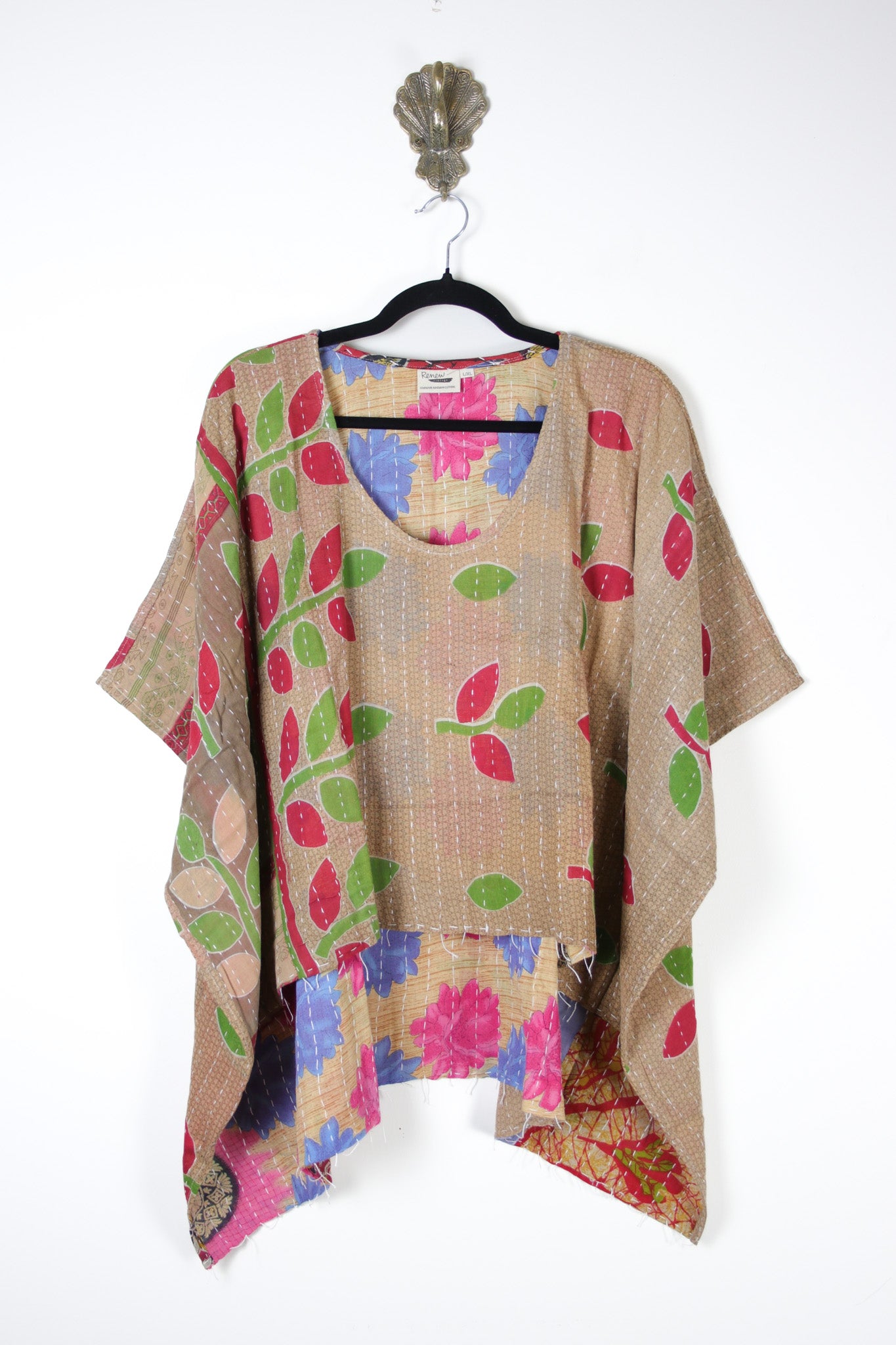 Dreamer Kantha Top L/XL (19954) DreamerTopL_XLRenewBohemian199541 Renew Bohemian Pty Ltd