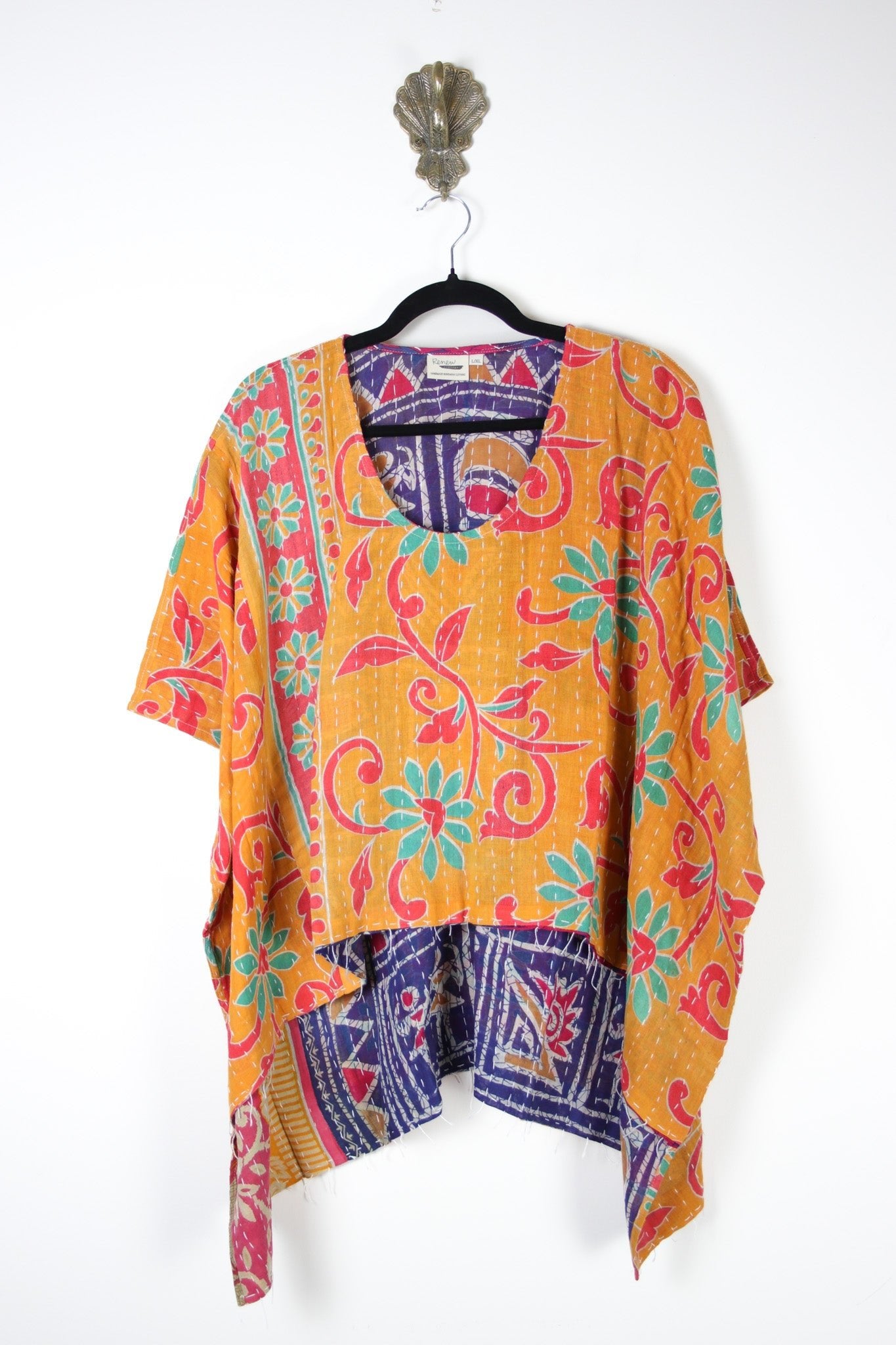 Dreamer Kantha Top L/XL (19958) DreamerTopL_XLRenewBohemian199581 Renew Bohemian Pty Ltd