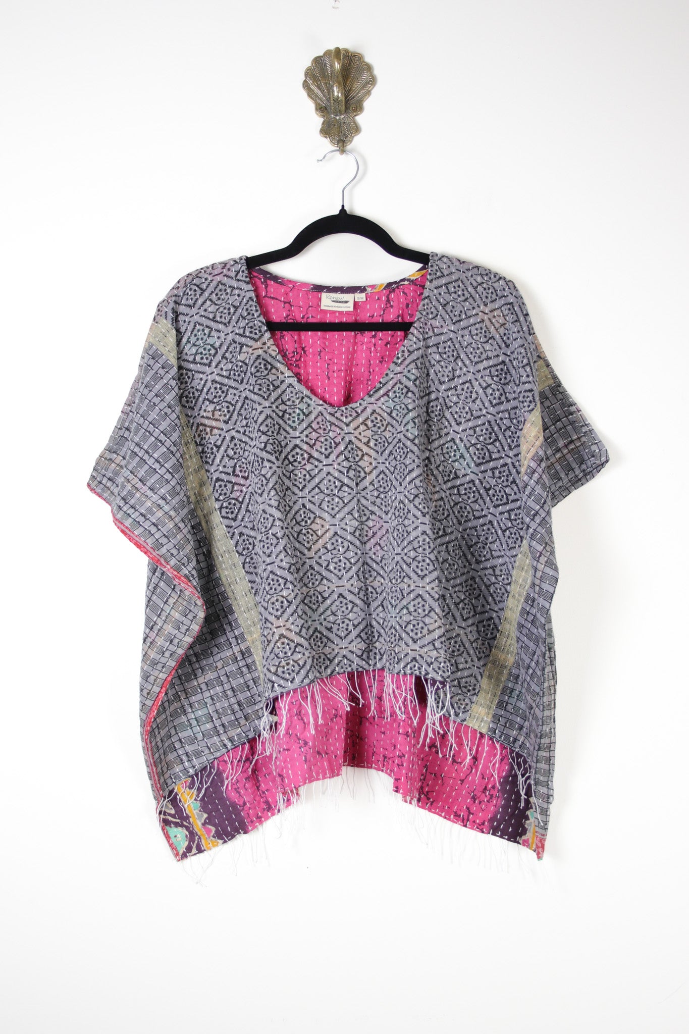 Dreamer Kantha Top S/M (19933) DreamerTopS_MRenewBohemian199331 Renew Bohemian Pty Ltd