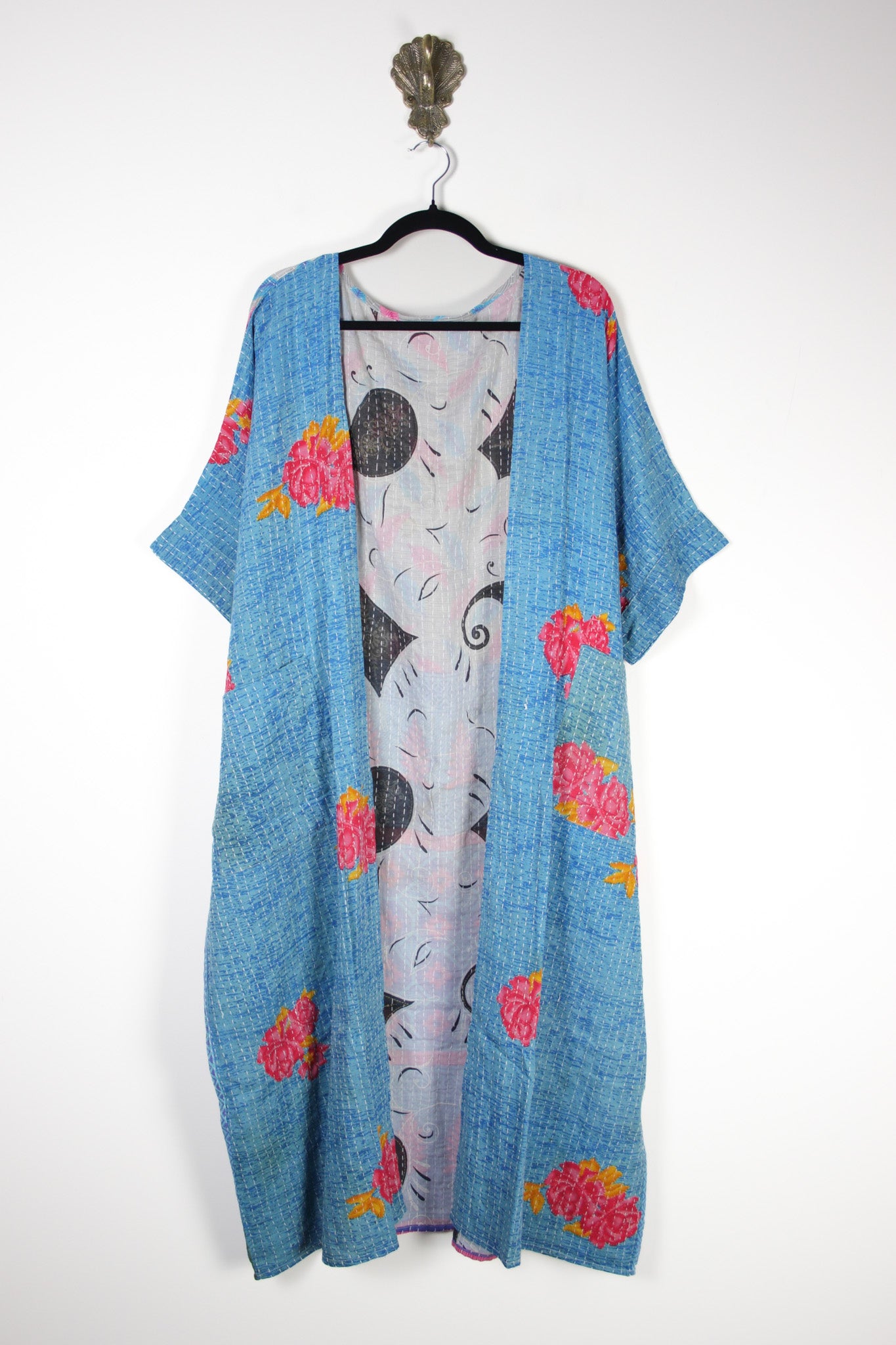 Kantha Flow Robe (20392) FlowRobeRenewBohemian203921 Renew Bohemian Pty Ltd