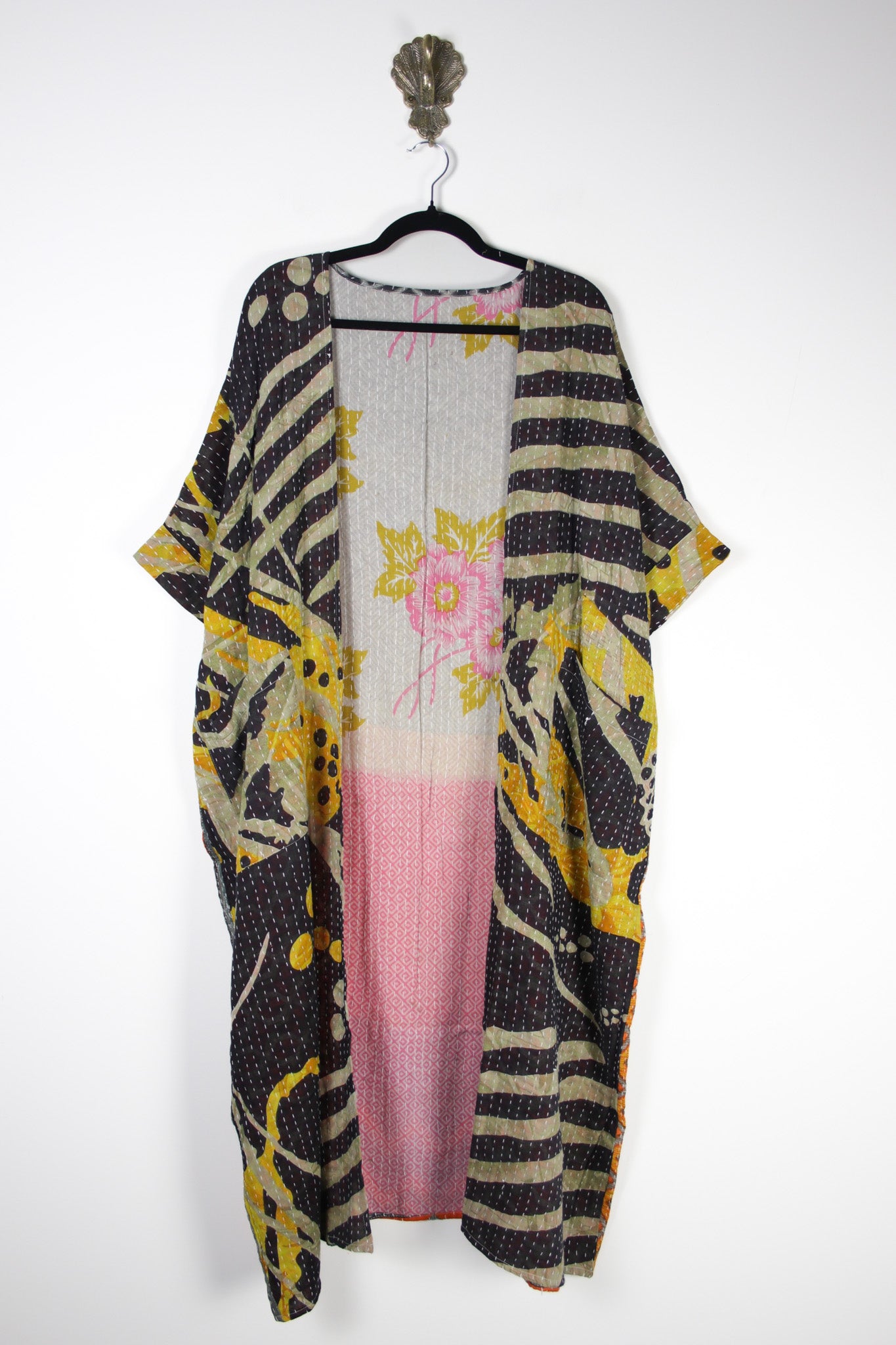 Kantha Flow Robe (20405) FlowRobeRenewBohemian204051 Renew Bohemian Pty Ltd
