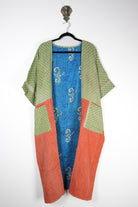 Kantha Flow Robe (20410) FlowRobeRenewBohemian204101 Renew Bohemian Pty Ltd