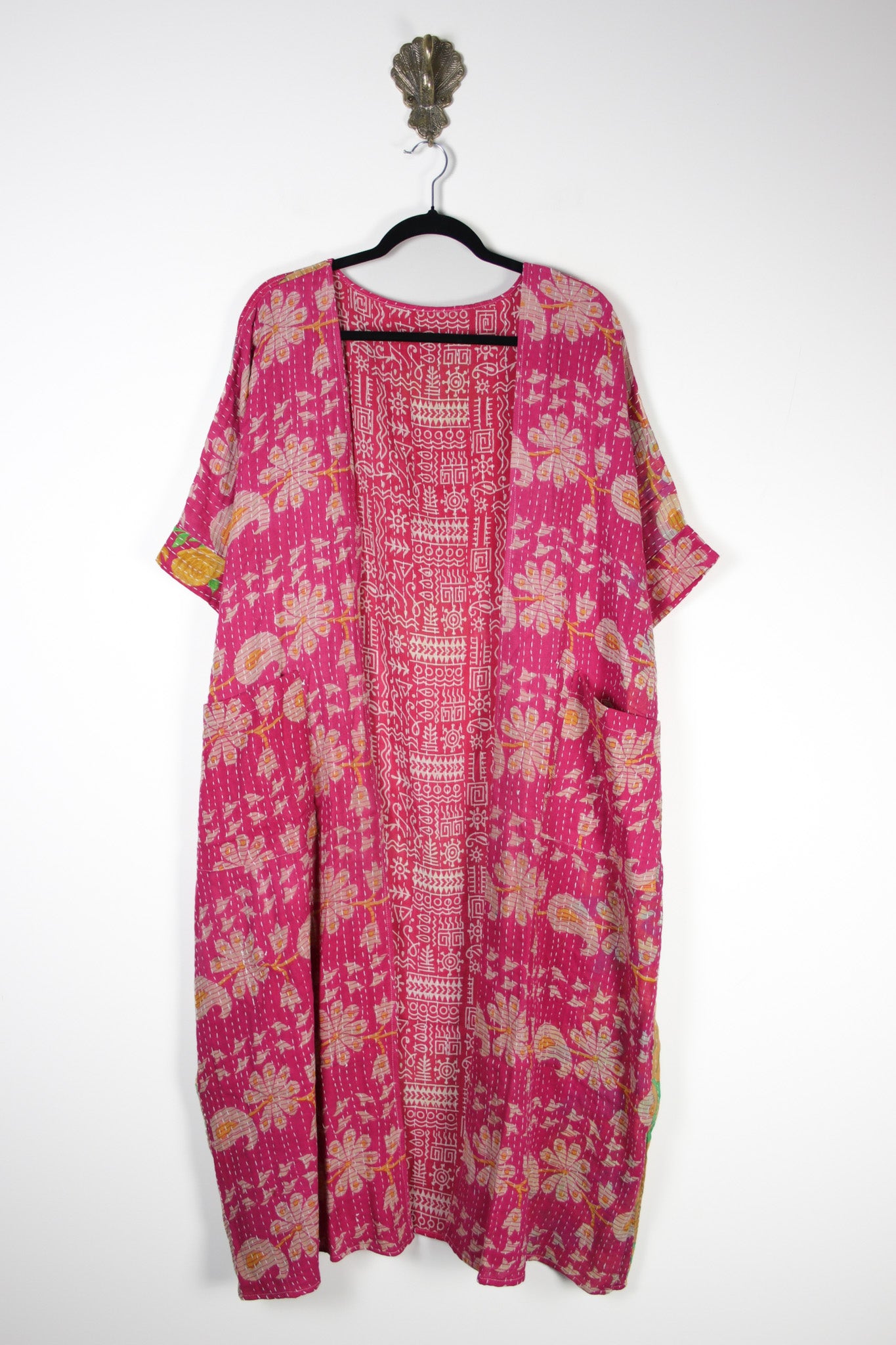Kantha Flow Robe (20424) FlowRobeRenewBohemian204241 Renew Bohemian Pty Ltd