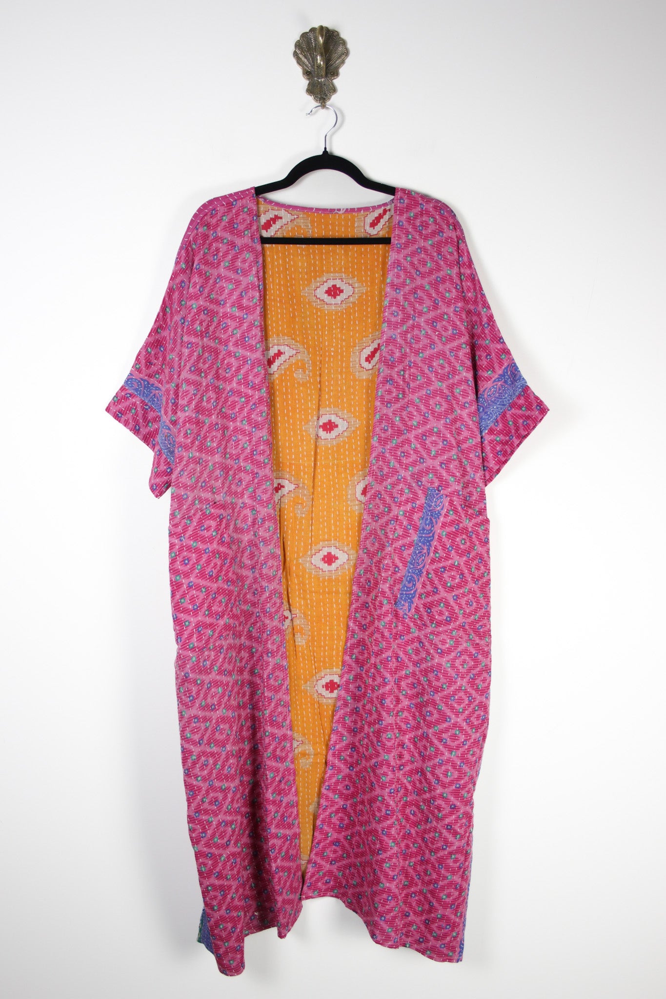 Kantha Flow Robe (20439) FlowRobeRenewBohemian204391 Renew Bohemian Pty Ltd