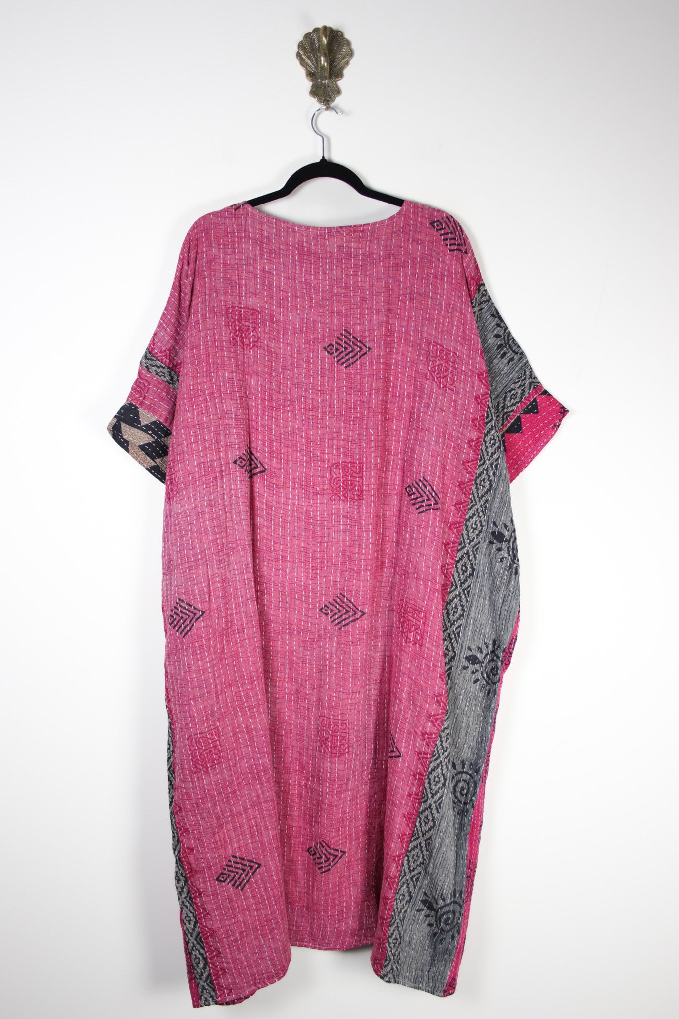 Kantha Flow Robe (20443) FlowRobeRenewBohemian204432 Renew Bohemian Pty Ltd
