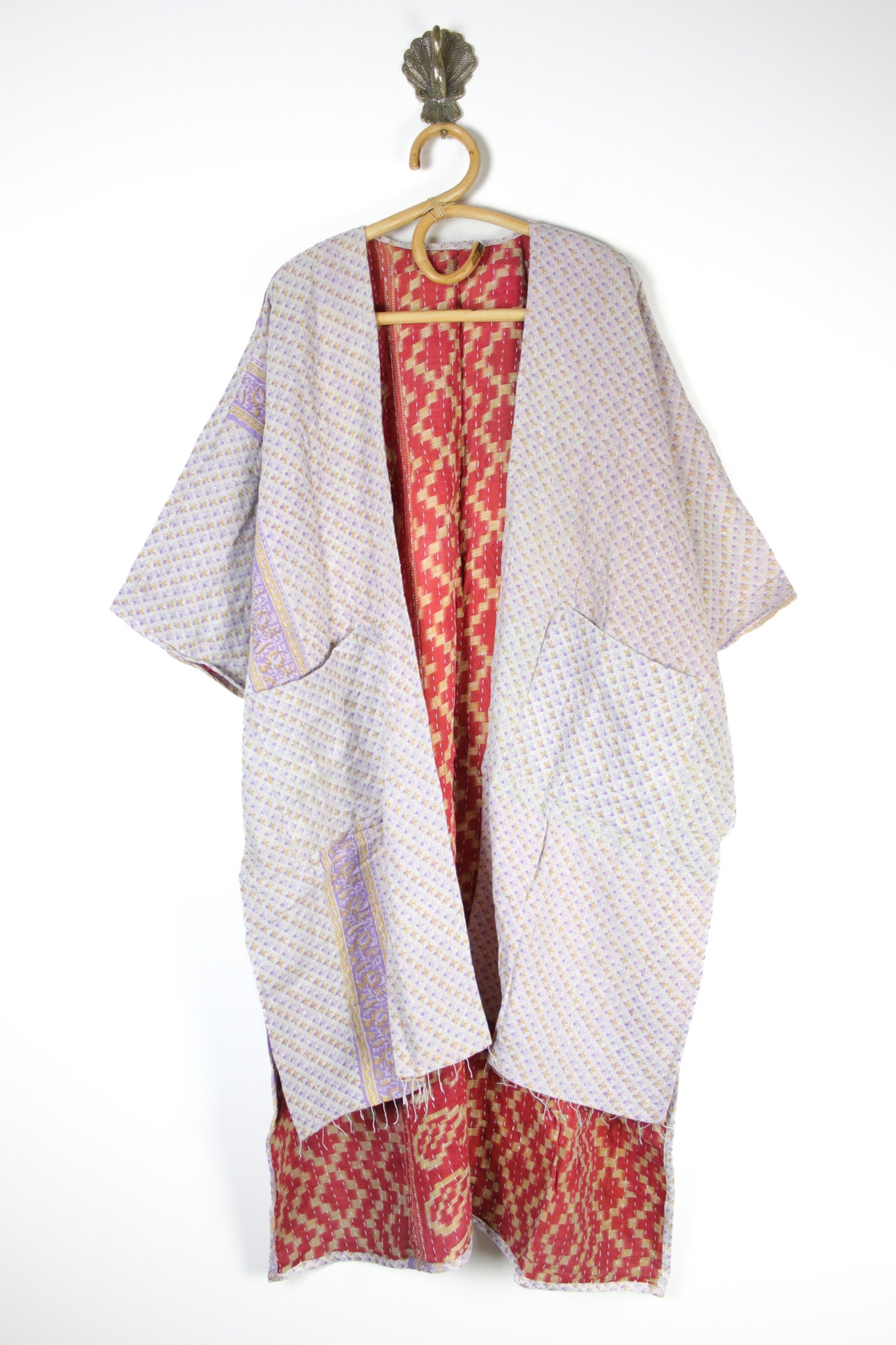 Kantha Ruana l/slv (14561)