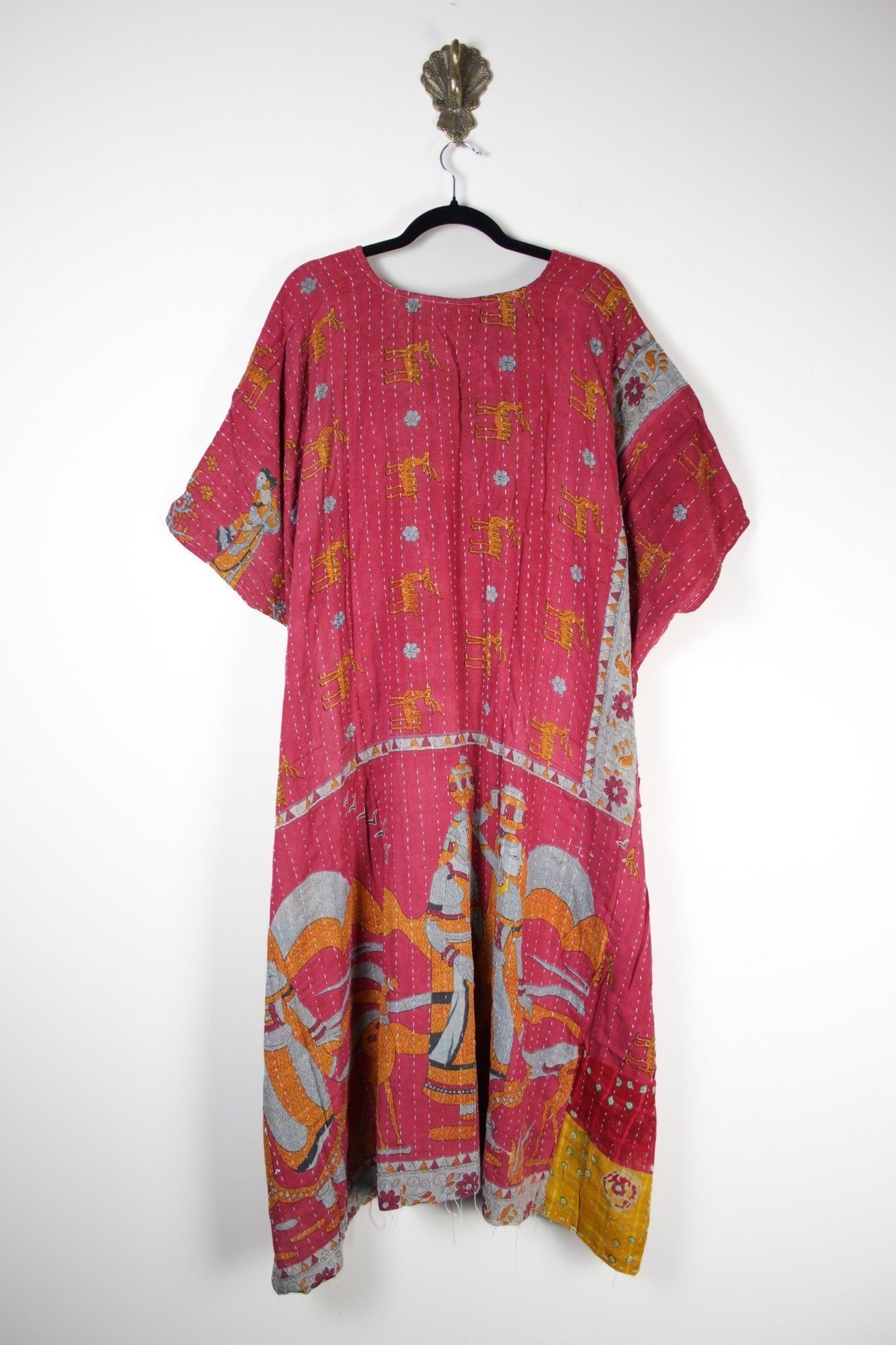 Kantha Ishka Kaftan (18382) IshkaKaftanRenewBohemian183822 Renew Bohemian Pty Ltd