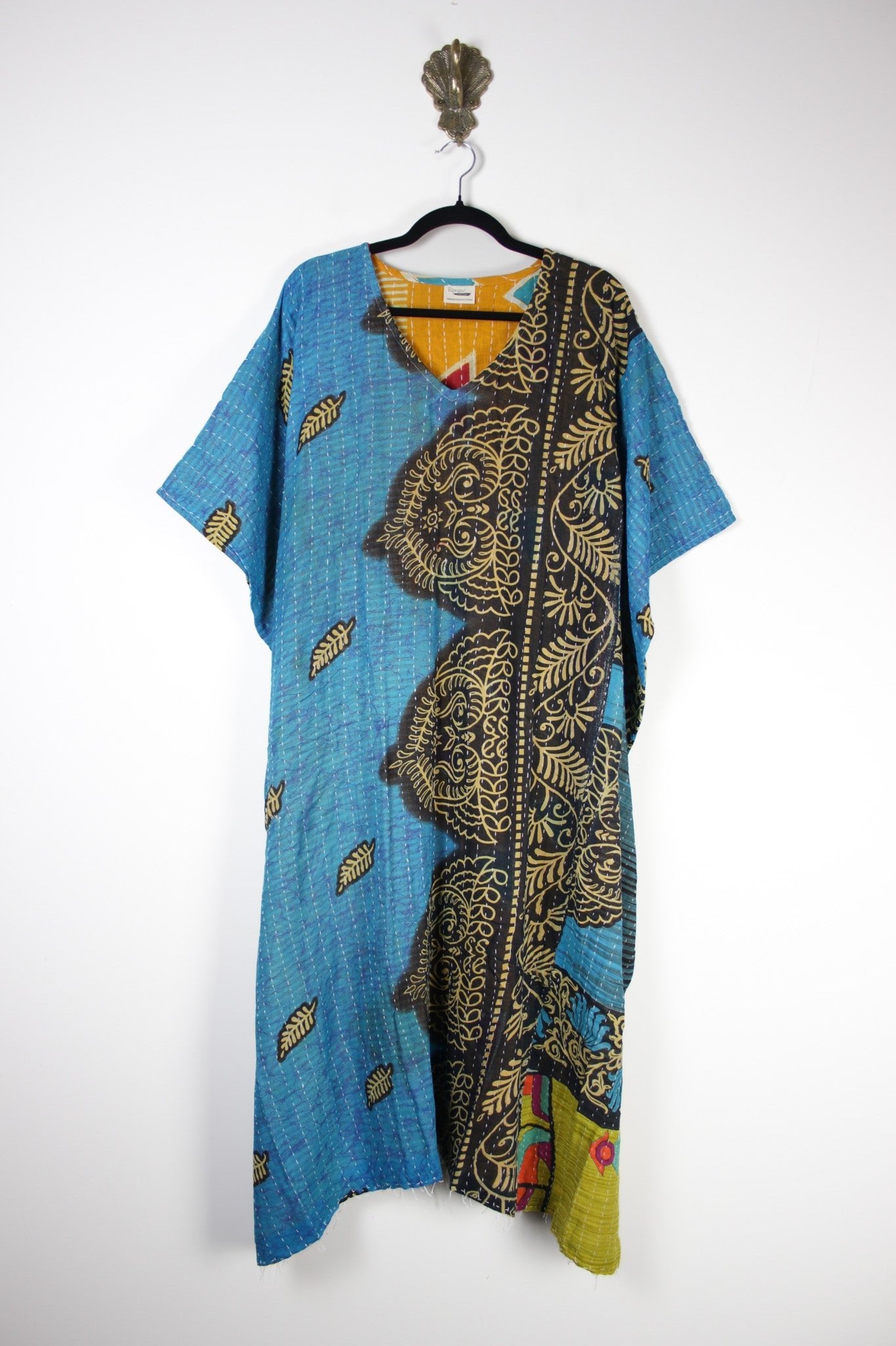 Kantha Ishka Kaftan (18387) IshkaKaftanRenewBohemian183871 Renew Bohemian Pty Ltd