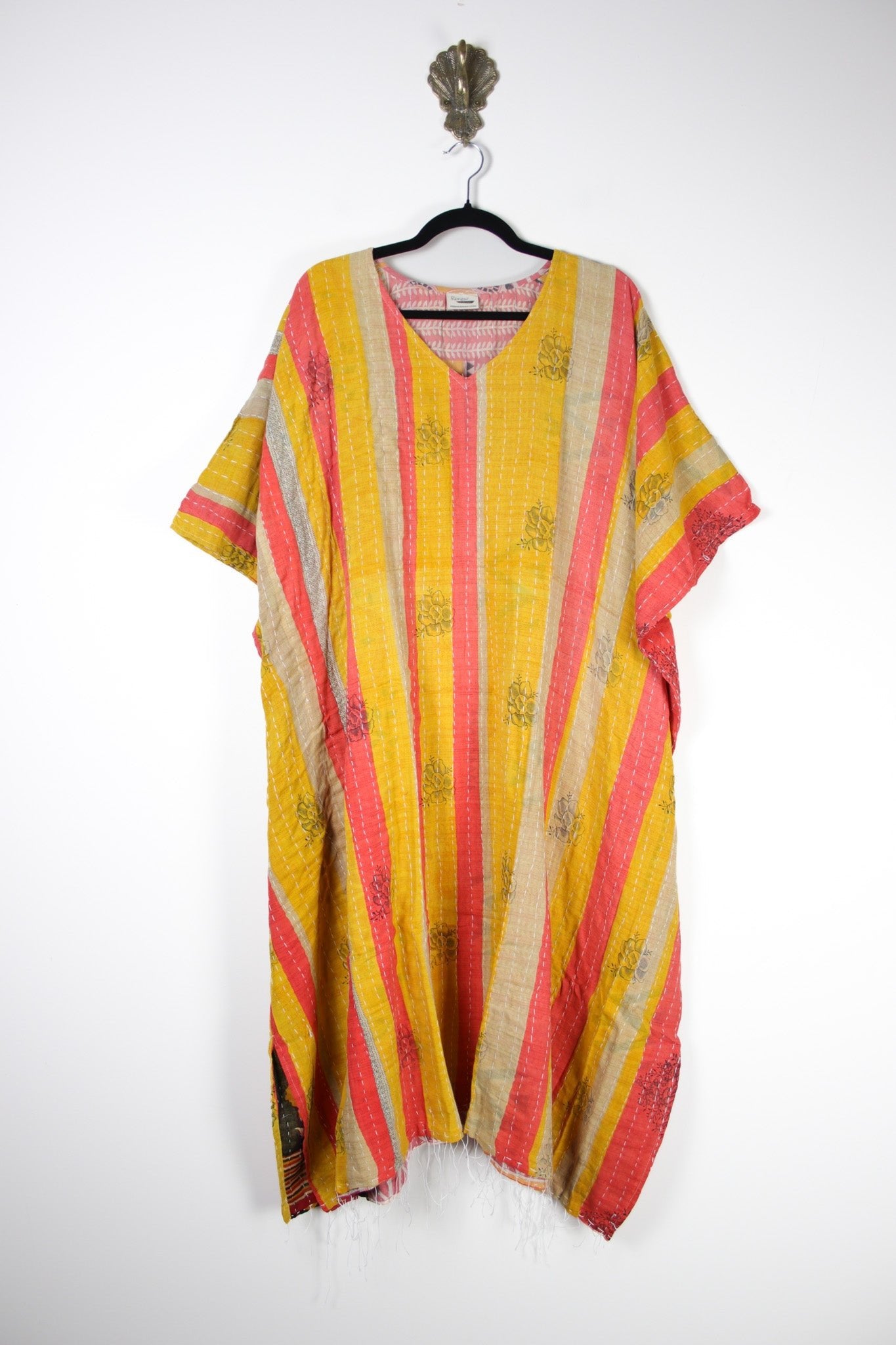 Kantha Ishka Kaftan (18396) IshkaKaftanRenewBohemian183961 Renew Bohemian Pty Ltd