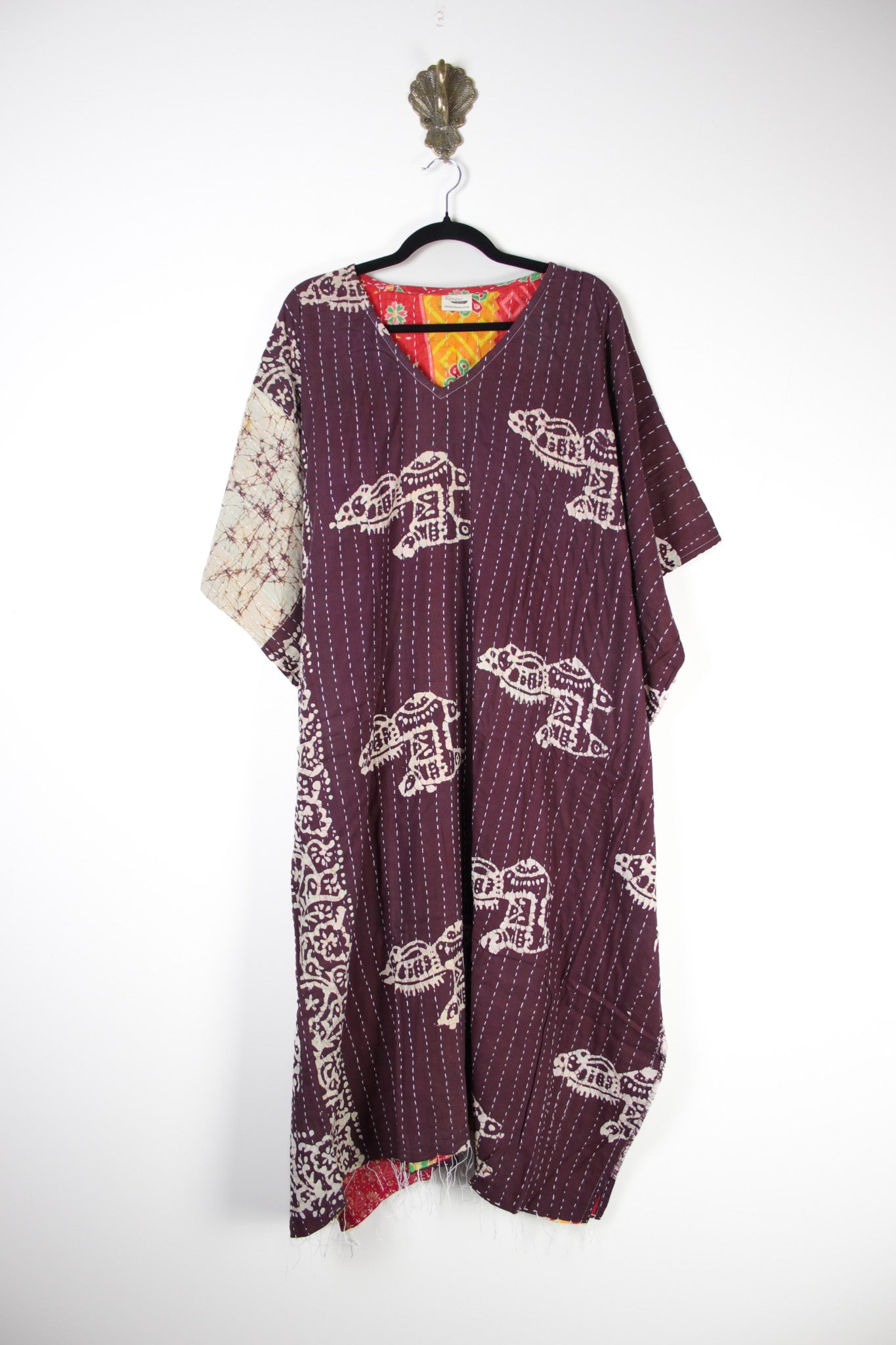 Kantha Ishka Kaftan (18399) IshkaKaftanRenewBohemian183991 Renew Bohemian Pty Ltd