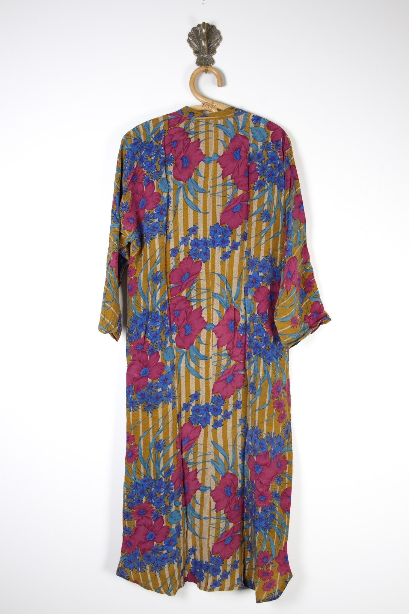 Jasmine Silk Shirtdress S (15294) JasmineShirtdressSRenewVintage152942 Renew Bohemian Pty Ltd