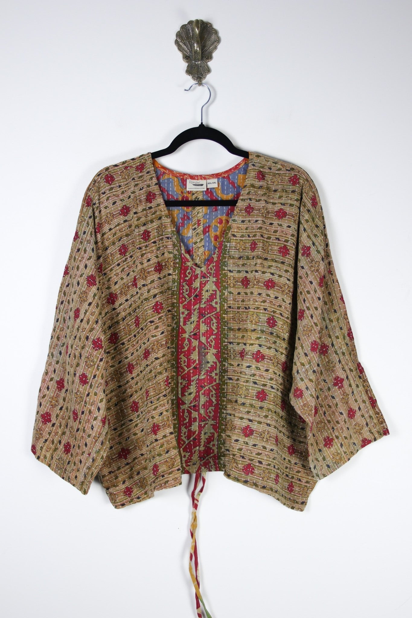 Jovie Kantha Top 2XL (20359) Jovie2XLRenewBohemian203591 Renew Bohemian Pty Ltd
