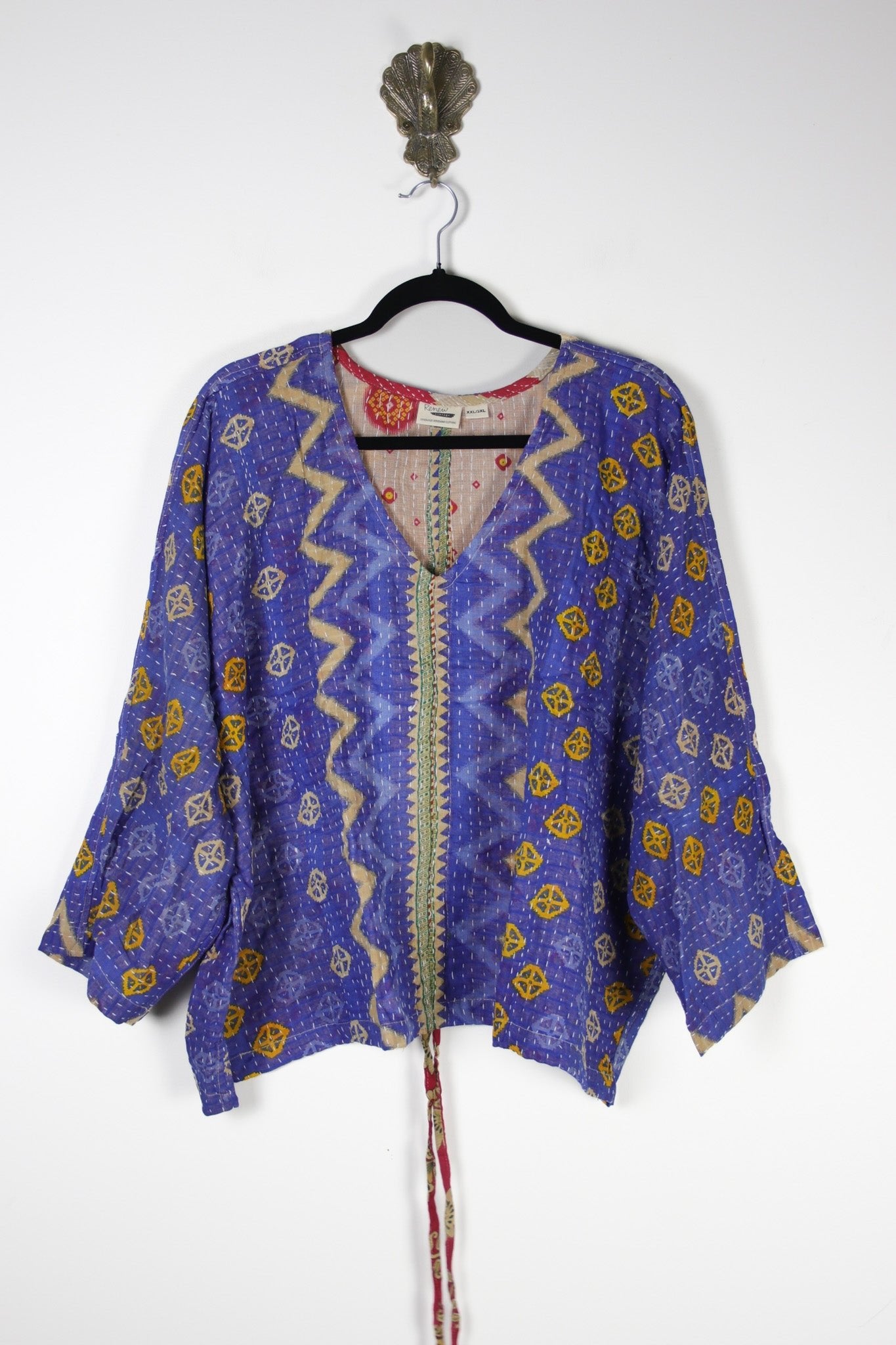 Jovie Kantha Top 2XL (20360) Jovie2XLRenewBohemian203601 Renew Bohemian Pty Ltd