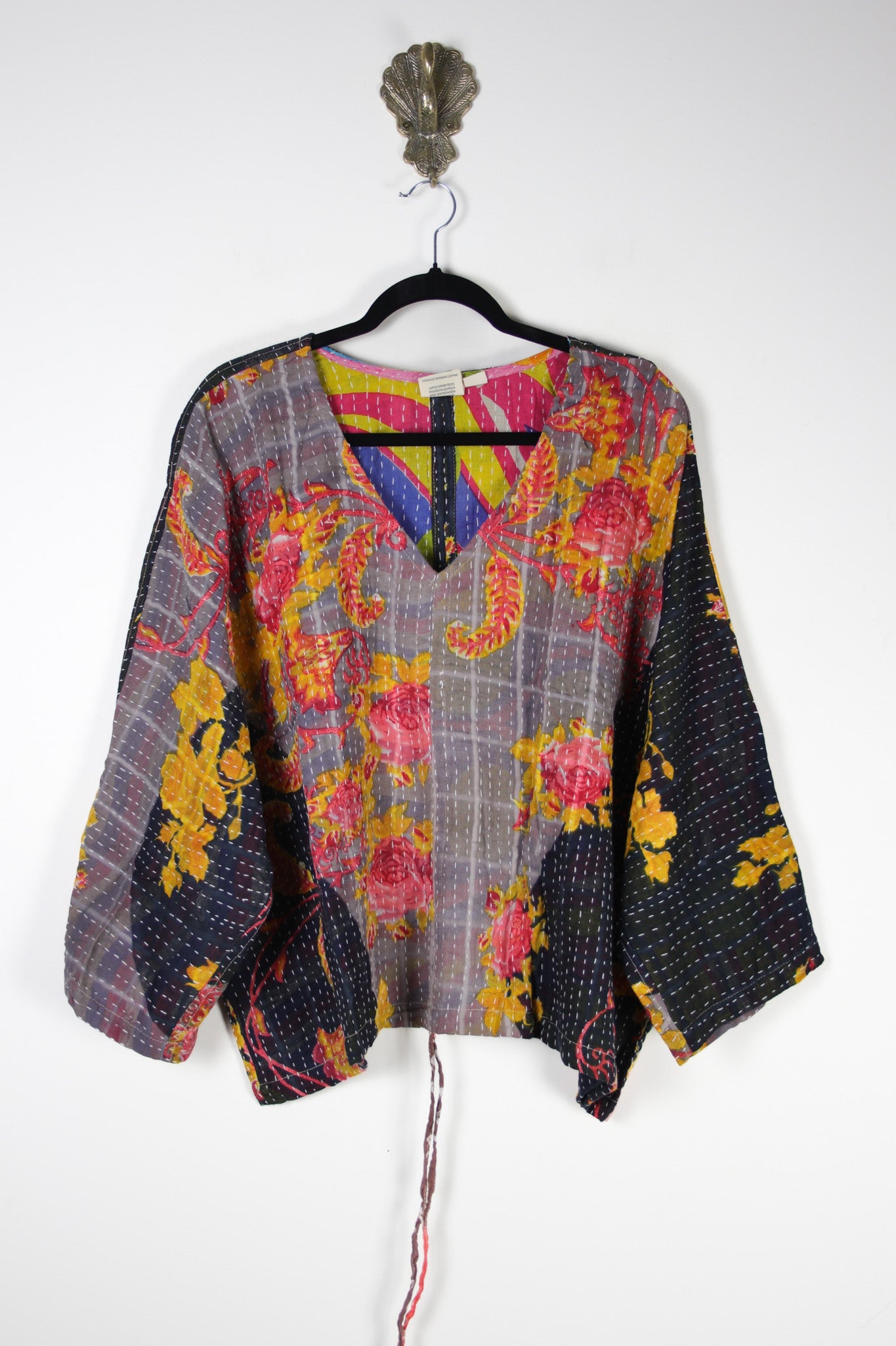 Jovie Kantha Top 2XL (20361) Jovie2XLRenewBohemian203611 Renew Bohemian Pty Ltd