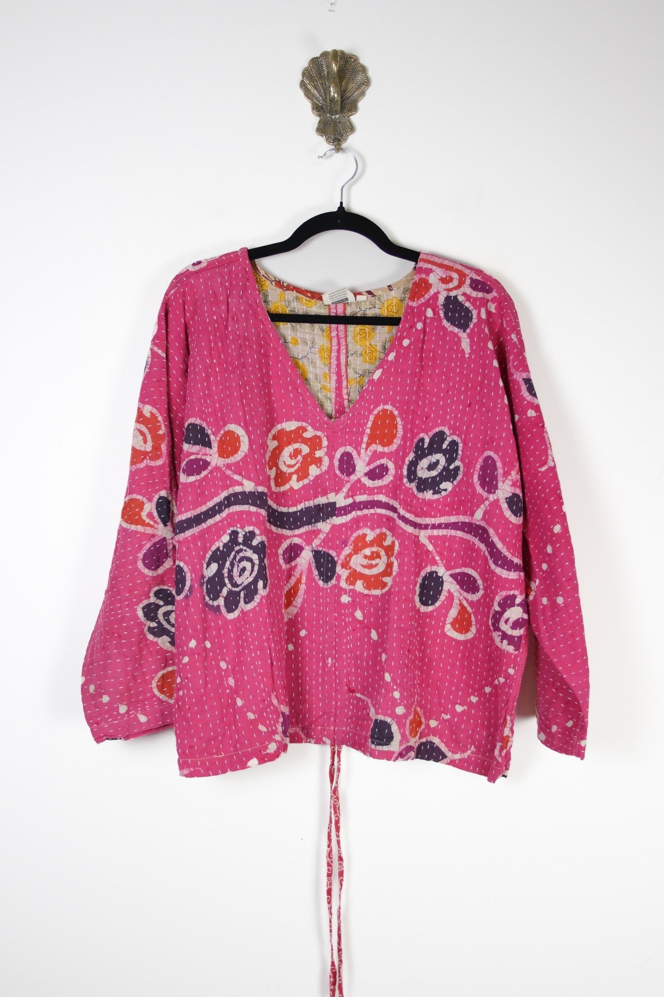 Jovie Kantha Top S/M (20191) JovieS_MRenewBohemian201911 Renew Bohemian Pty Ltd