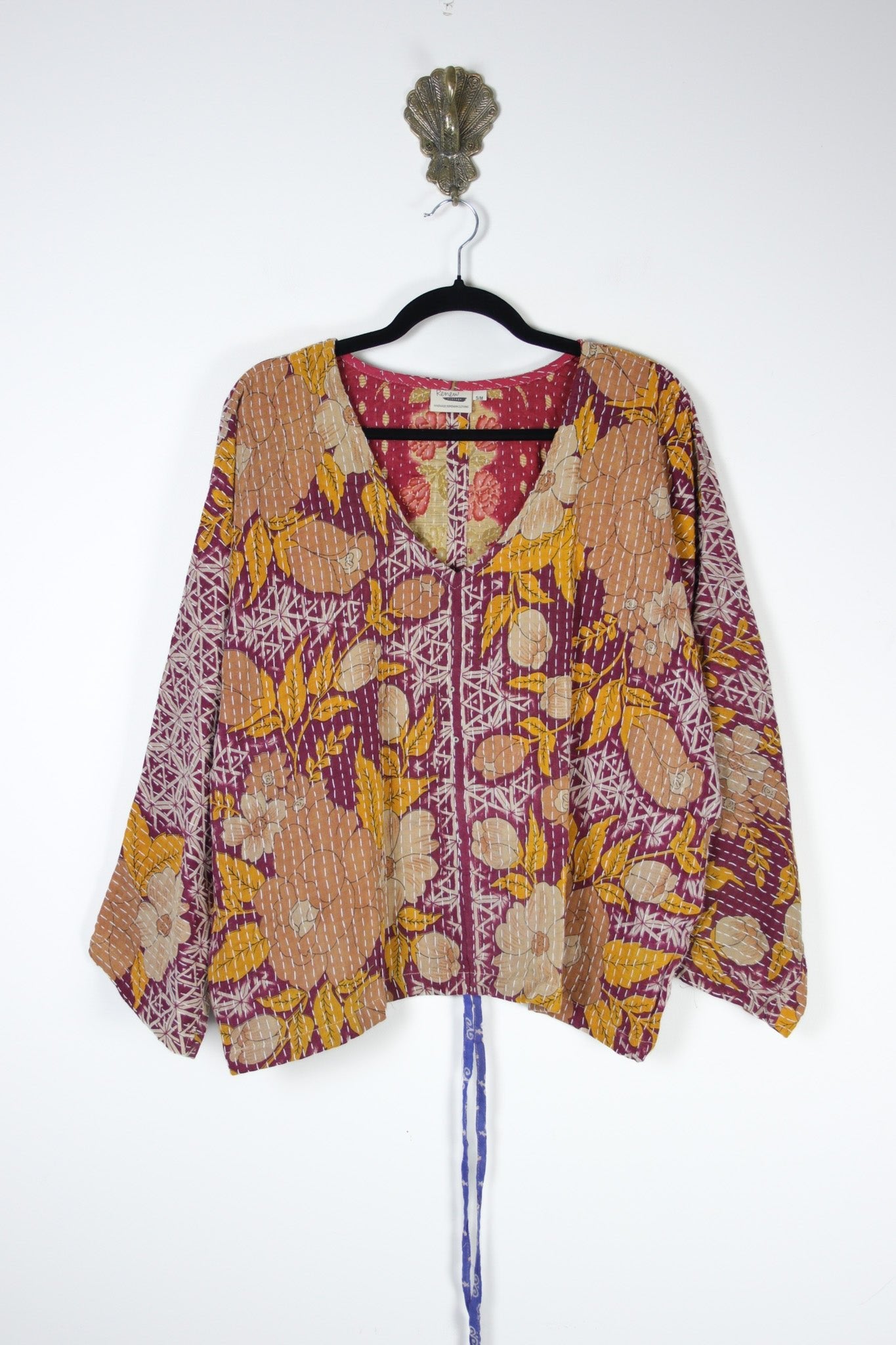 Jovie Kantha Top S/M (20206) JovieS_MRenewBohemian202061 Renew Bohemian Pty Ltd