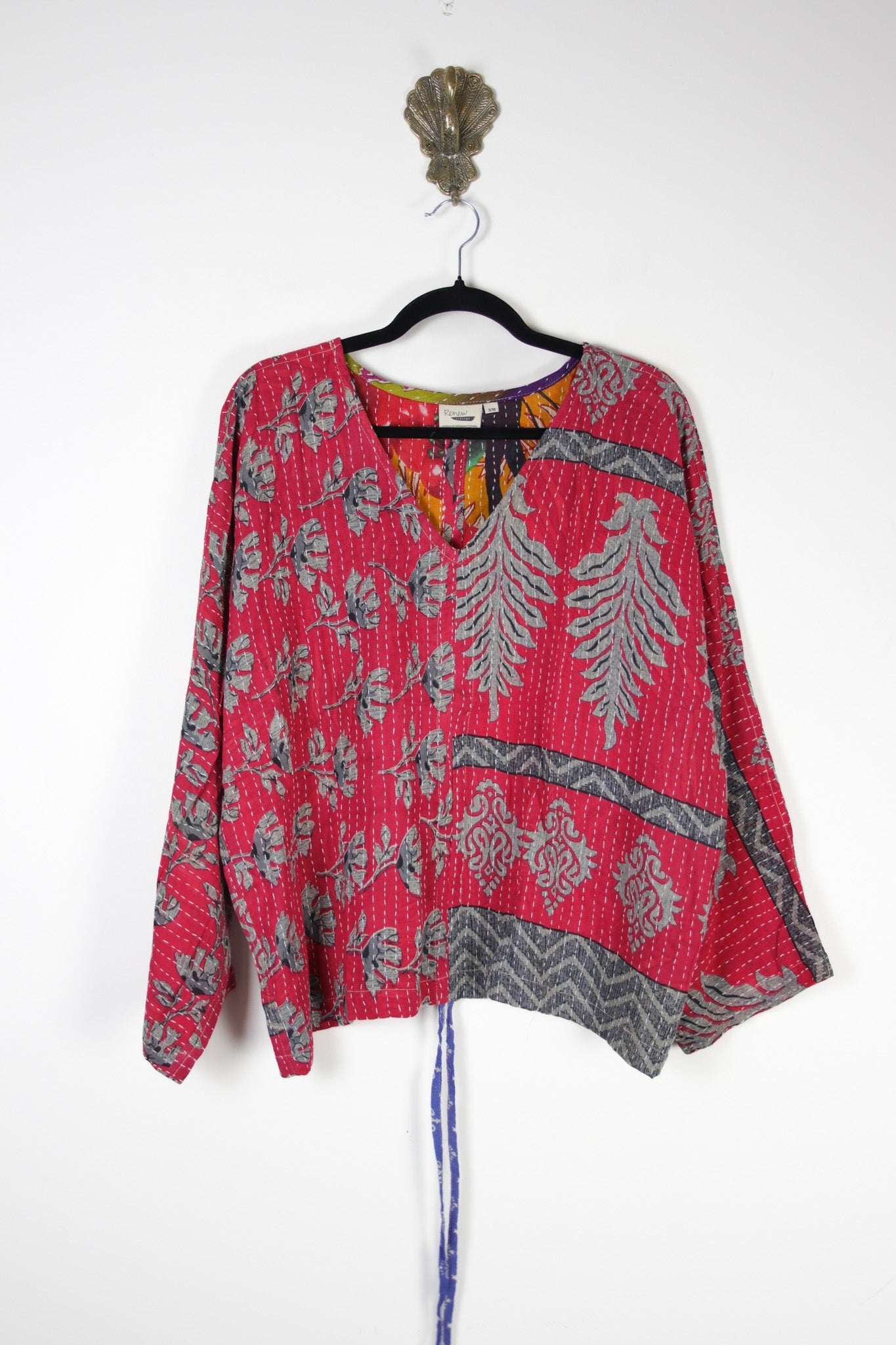 Jovie Kantha Top S/M (20207) JovieS_MRenewBohemian202071 Renew Bohemian Pty Ltd