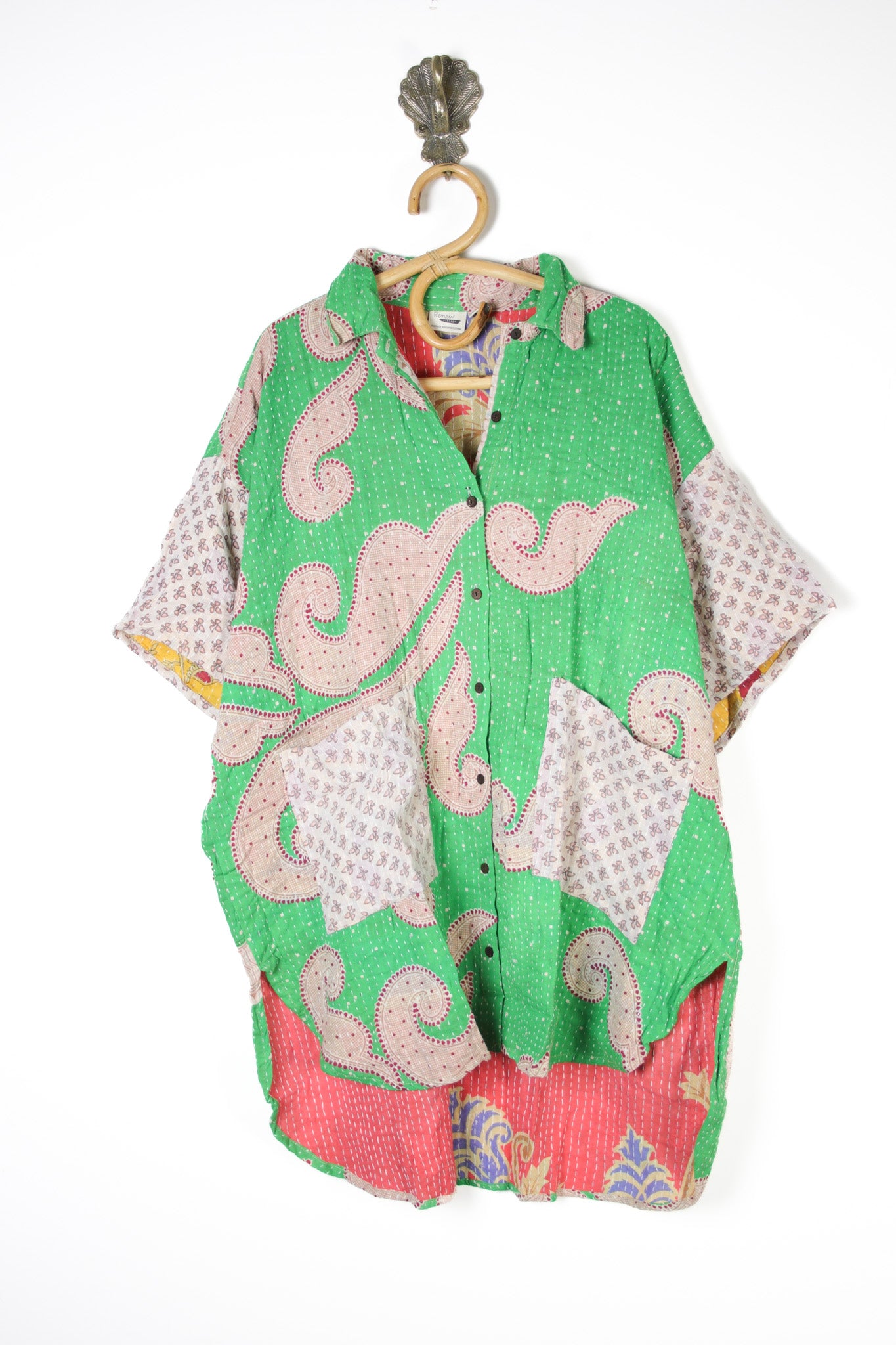 Lila Kantha Shirt 2XL (10587)