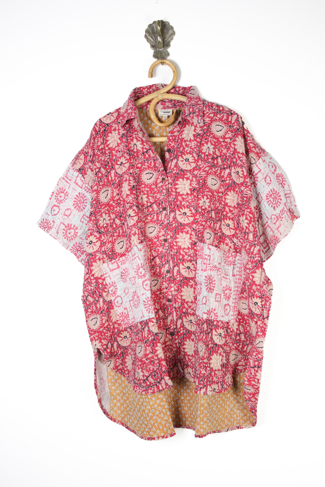 Lila Kantha Shirt 3XL (10577)