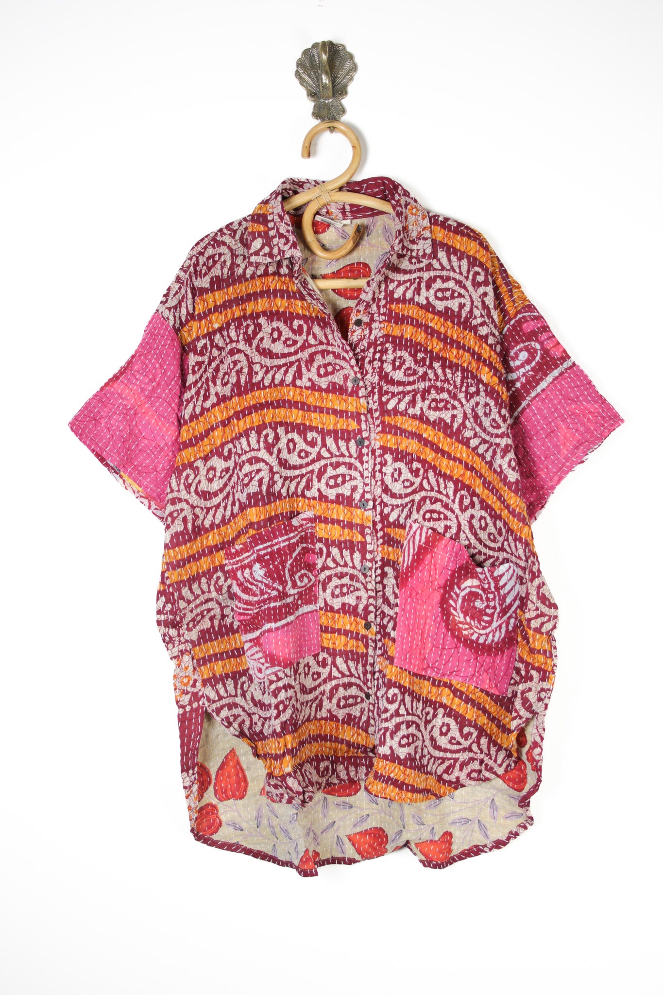 Lila Kantha Shirt L (10628)